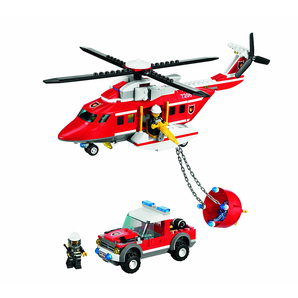 LEGO® 7206 City Fire Helicopter – Tűzoltó helikopter - 4
