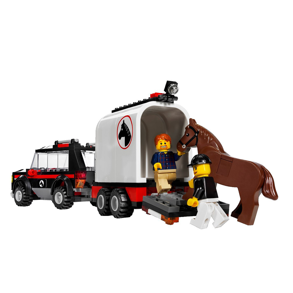 LEGO® 7635 City 4WD with Horse Trailer – 4WD Lószállító Utánfutóval - 3