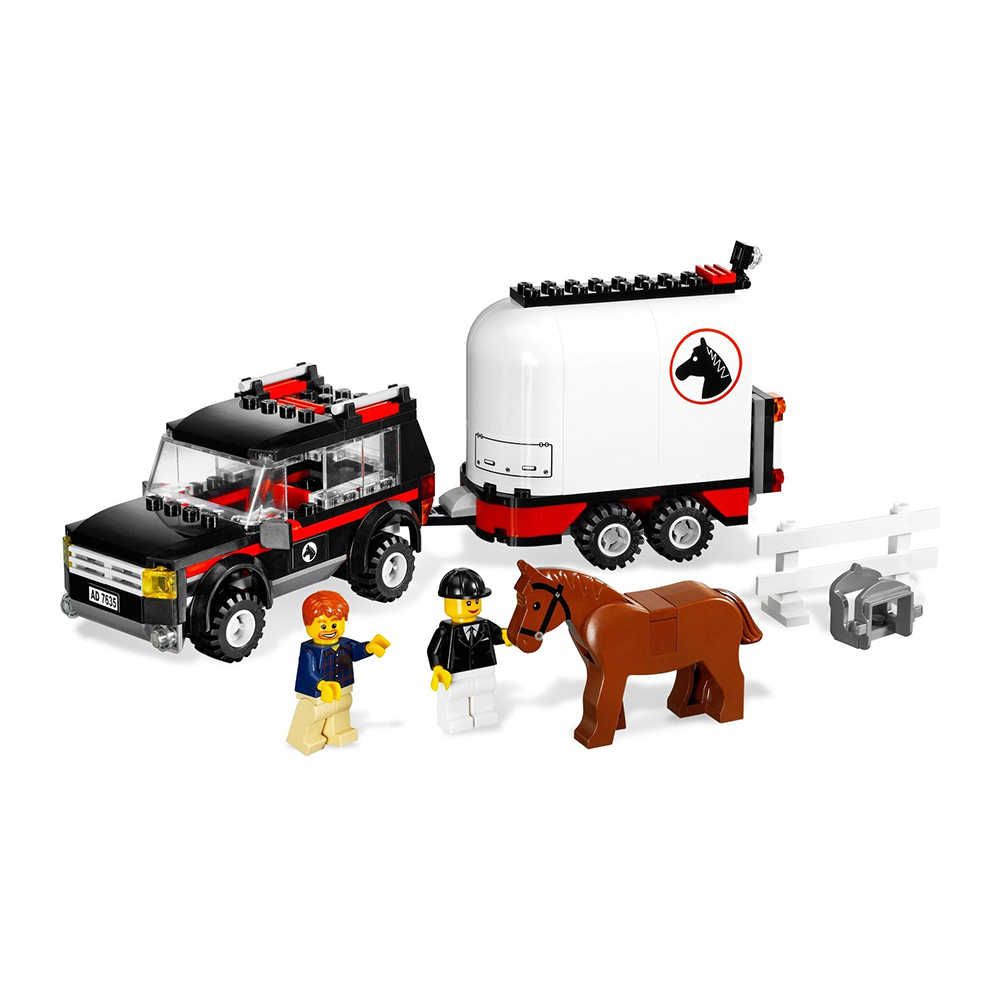 LEGO® 7635 City 4WD with Horse Trailer – 4WD Lószállító Utánfutóval - 4