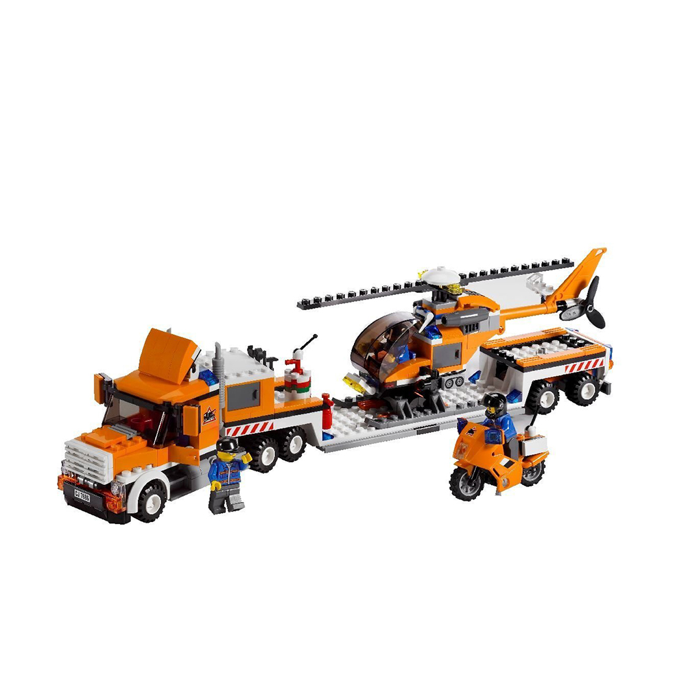 LEGO® 7686 City Helicopter Transporter – Helikopterszállító kamion - 2