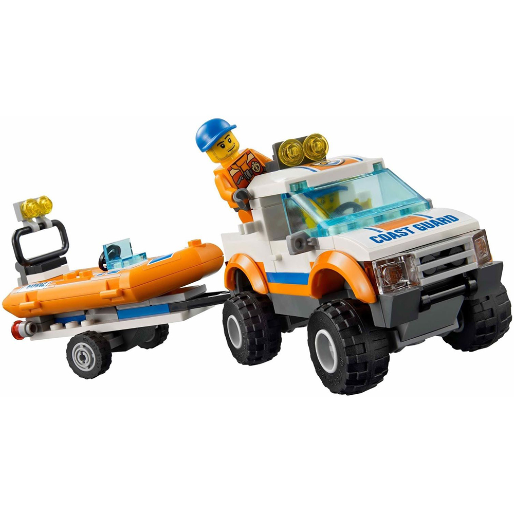 LEGO® 60012 City - 4x4 Diving Boat – Könnyűbúvár hajó - 3
