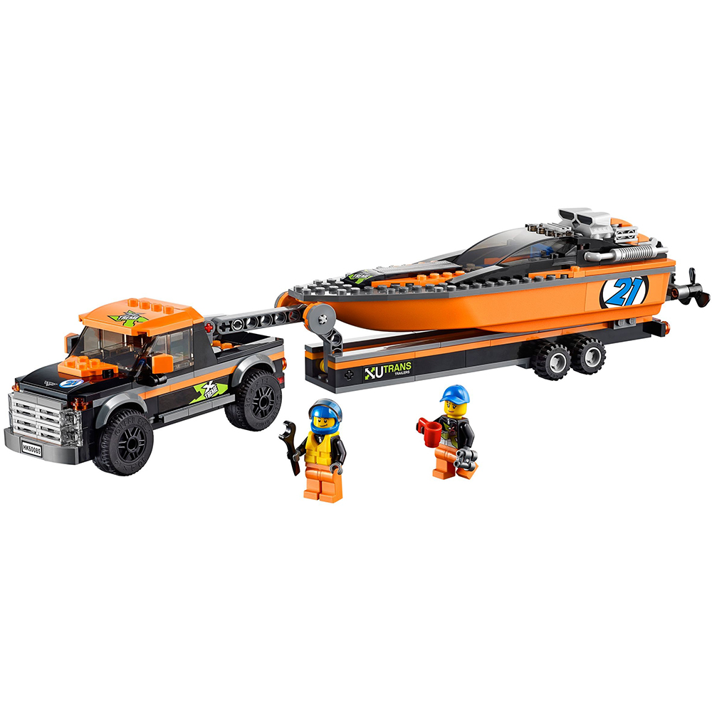 LEGO® 60085 City 4x4 with Powerboat – 4x4 terepjáró motorcsónakkal - 2