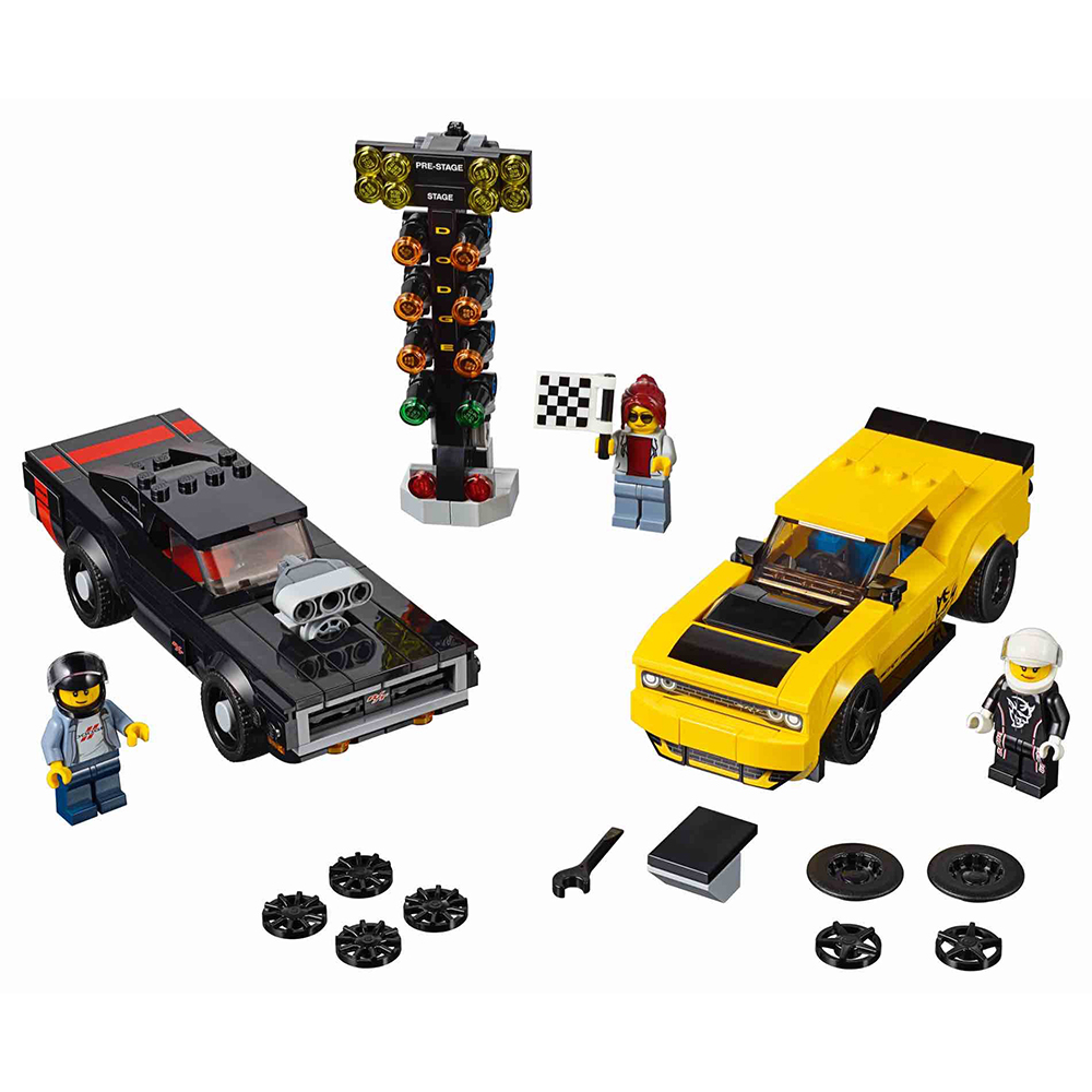 LEGO 75893 - 2018 Dodge Challenger SRT Demon and 1970 Dodge Charger R/T - 3