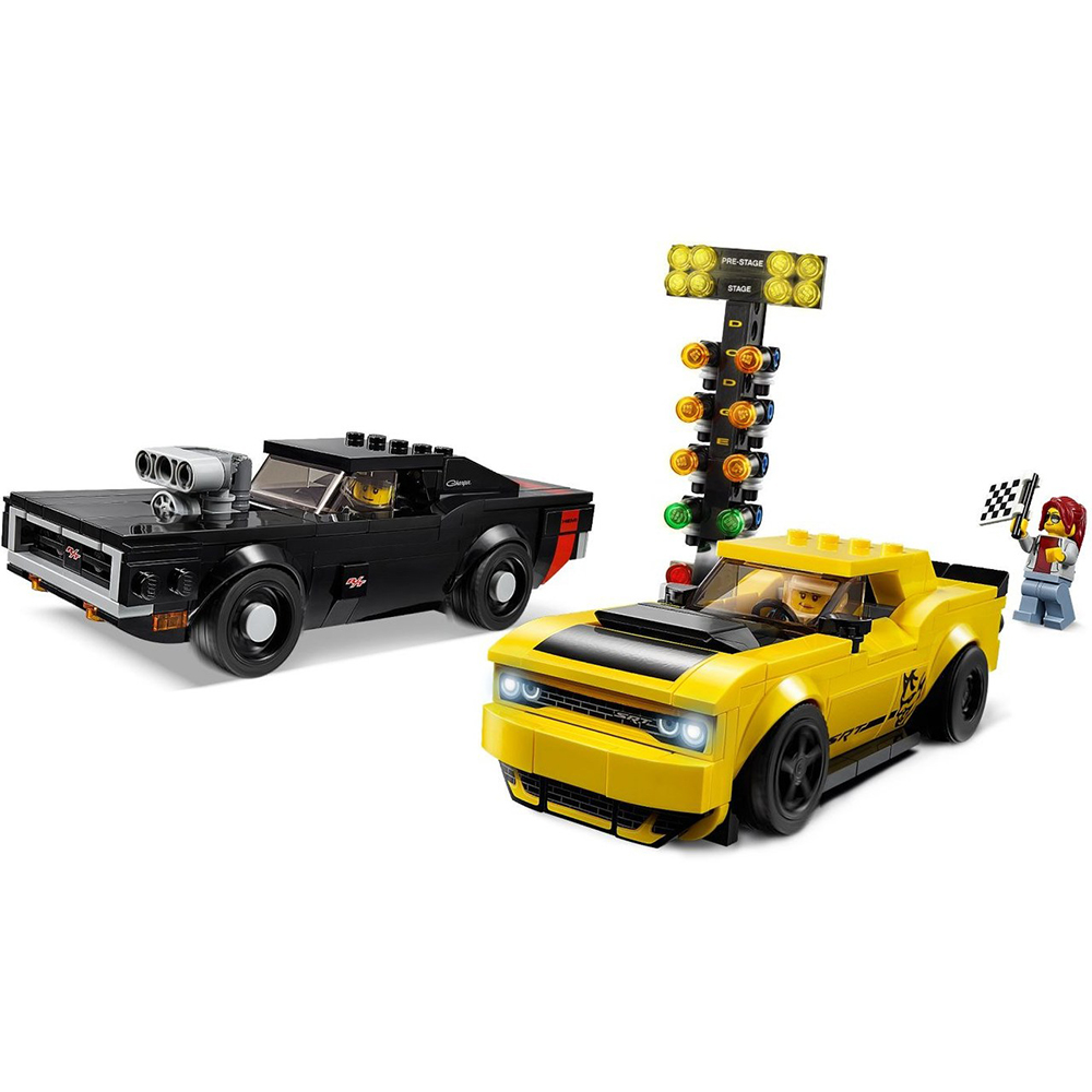 LEGO 75893 - 2018 Dodge Challenger SRT Demon and 1970 Dodge Charger R/T - 2