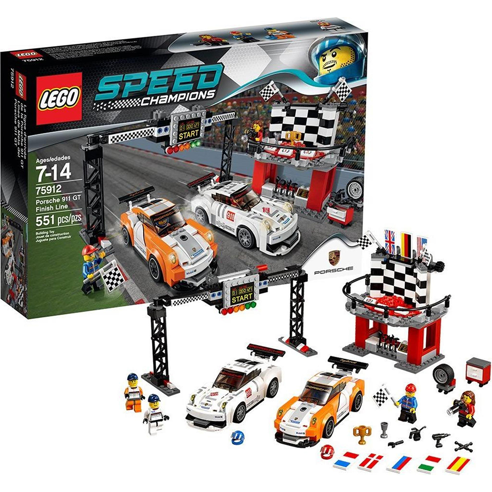 LEGO 75912 - Porsche 911 GT célvonal - Porsche 911 GT Finish Line - 3