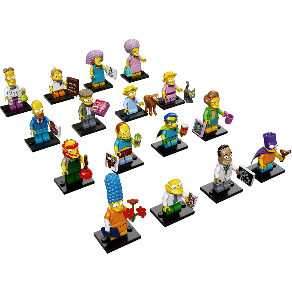 LEGO 71009-2 Minifigurák - A Simpson család 2. sorozat - Minifigure, The Simpsons, Series 2 (Complete Series of 16 Complete Minifigure Sets) - 2