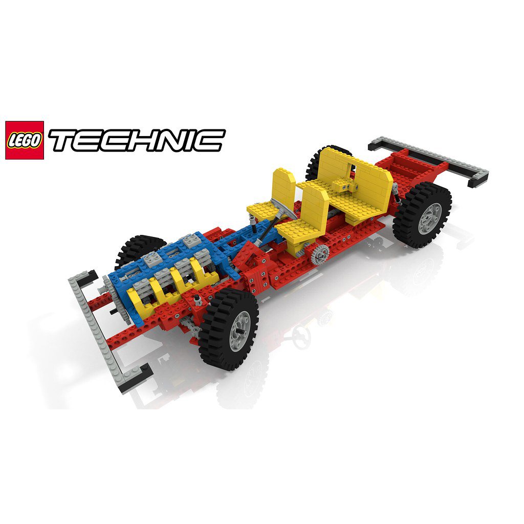 LEGO 853 - Autó alváz - Auto Chassis - 2