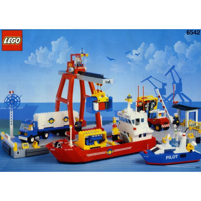 LEGO 6542 - Tengeri kikötő - Launch & Load Seaport - 2