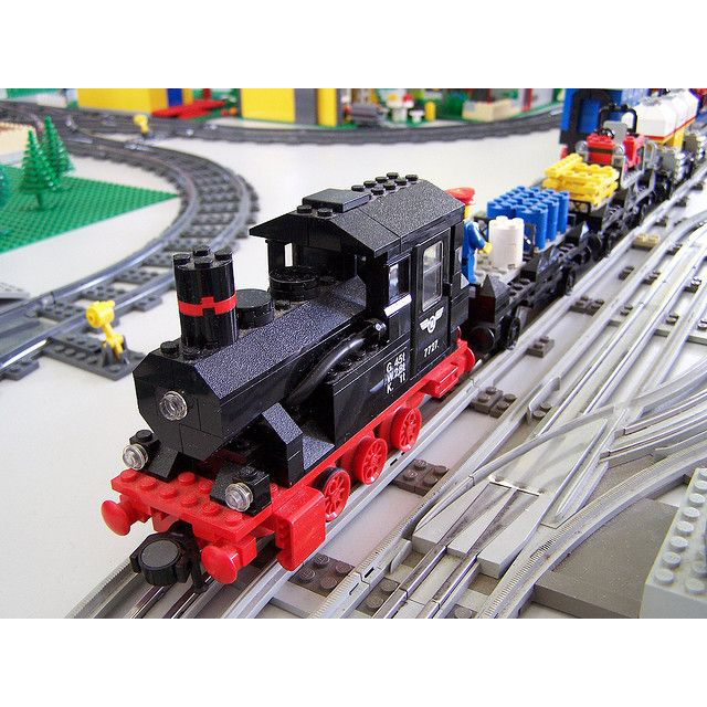 LEGO 7727 - Áruszállító gőzmozdony -  Freight Steam Train - 2