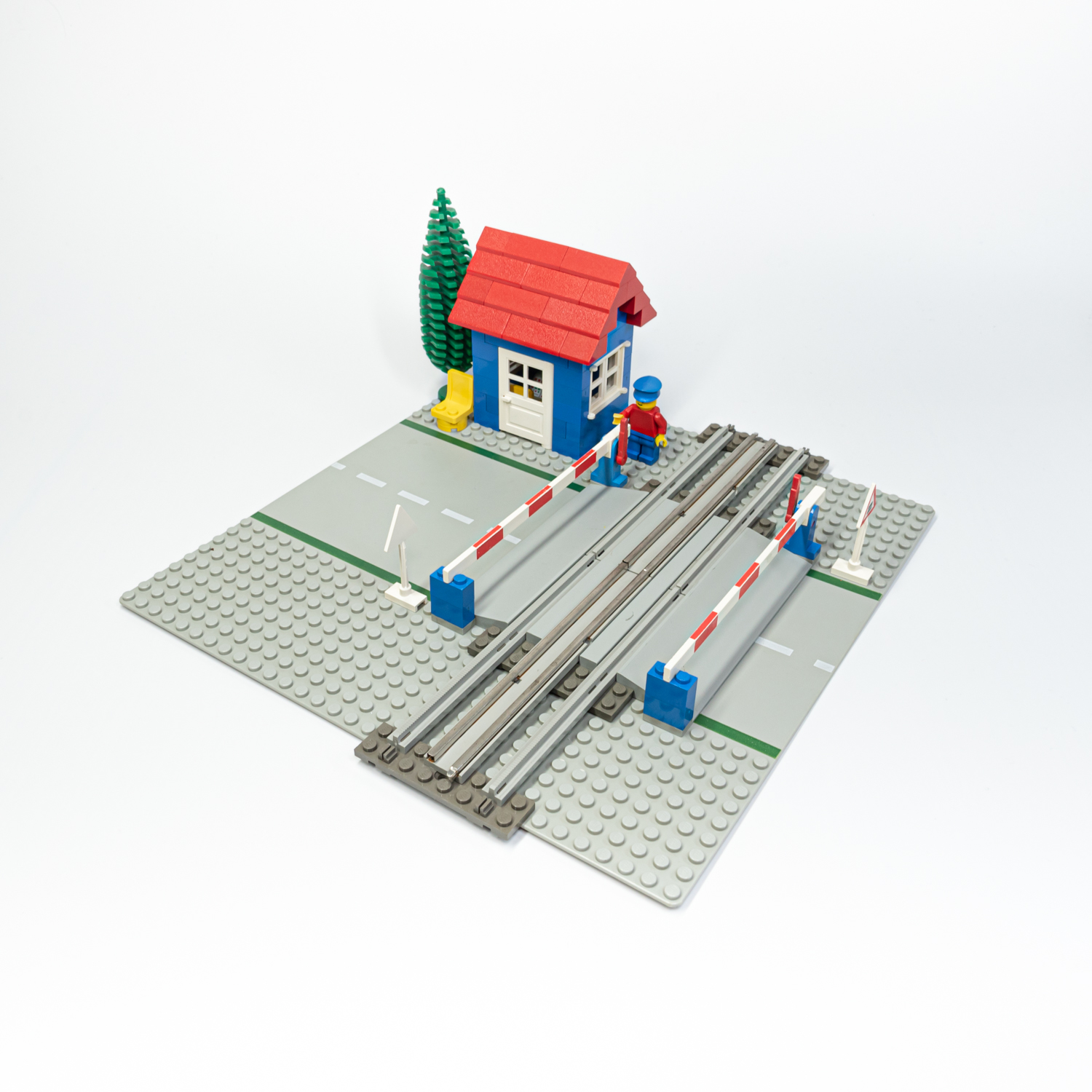 LEGO 7834 - Kézi vasúti átjáró - Level Crossing Manual - 2