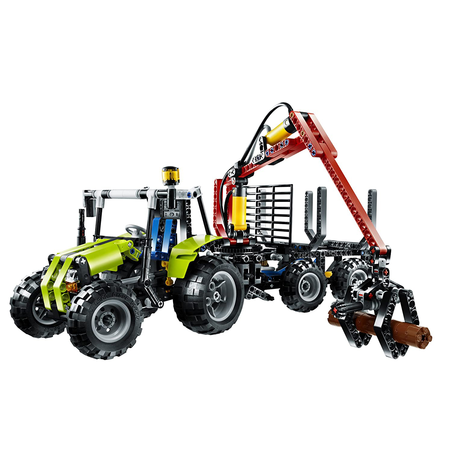 LEGO 8049 - Rakodóval felszerelt traktor - Tractor with Log Loader - 2