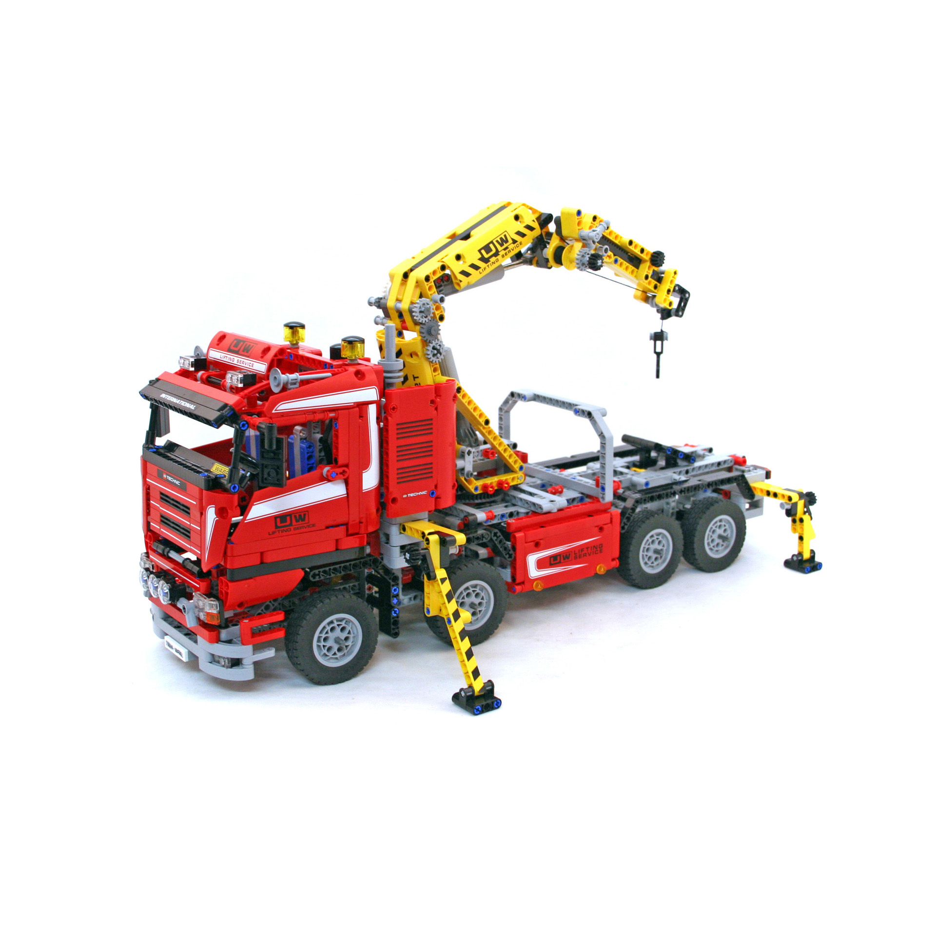 LEGO 8258 - Daru teherautó - Crane Truck - 5