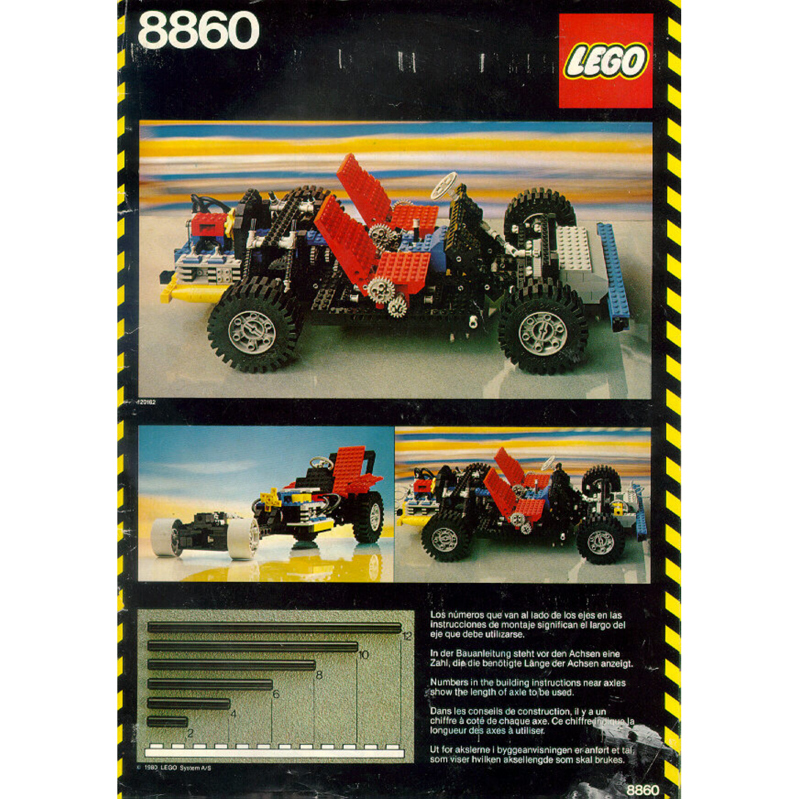 LEGO 8860 - Autó alváz - Car Chassis - 3