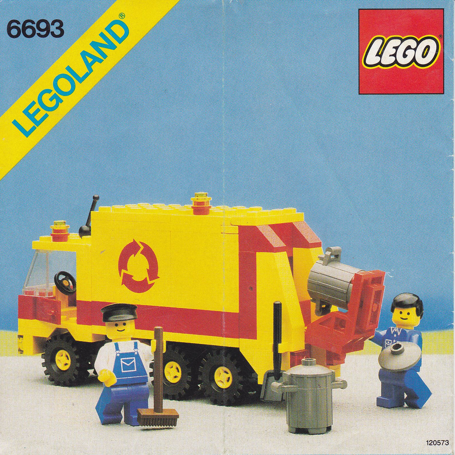 LEGO 6693 - Kukásautó - Recycle Truck - 3