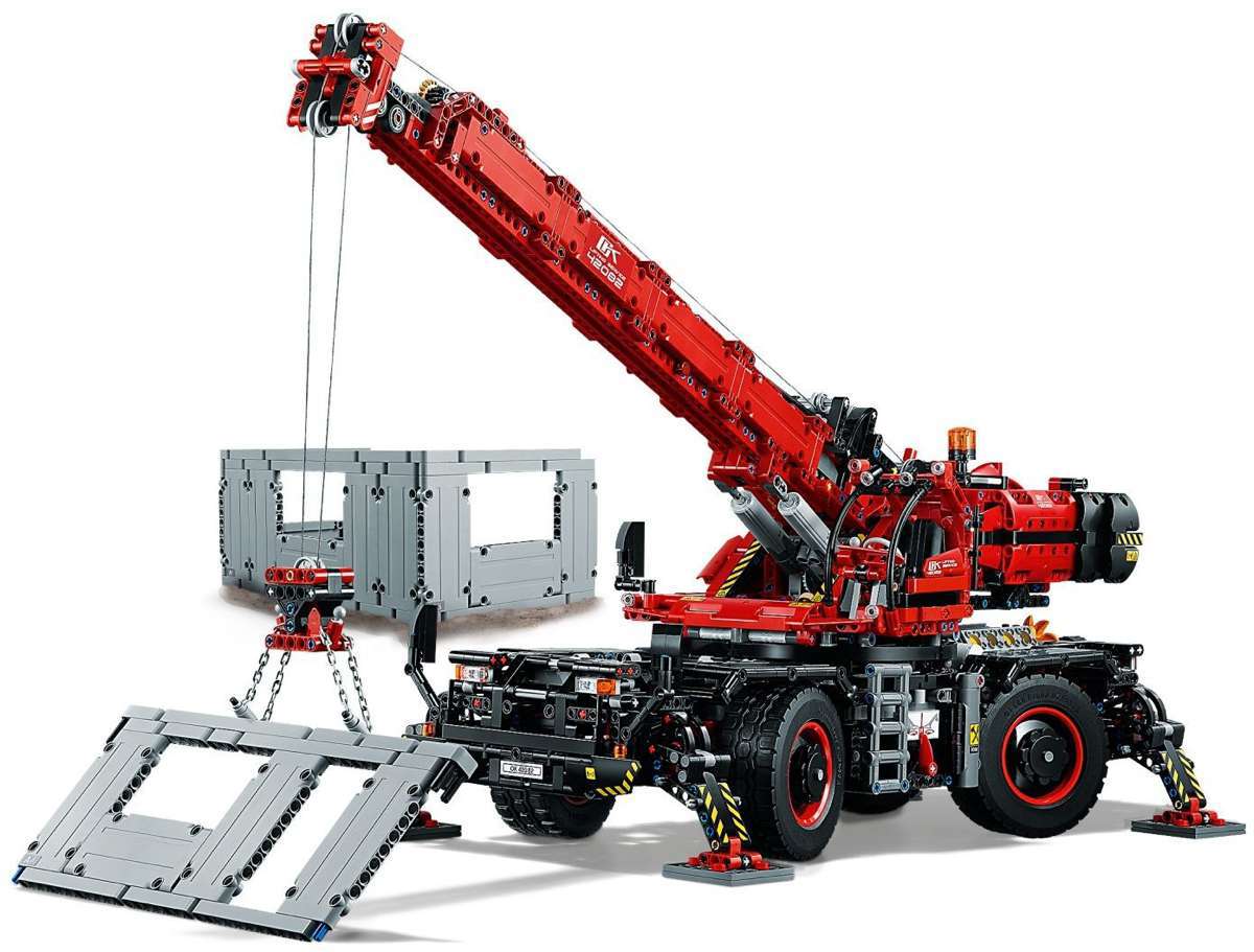 LEGO® 42082 Technic Daru Egyenetlen Terepen - Rough Terrain Crane /bontott/ - 2