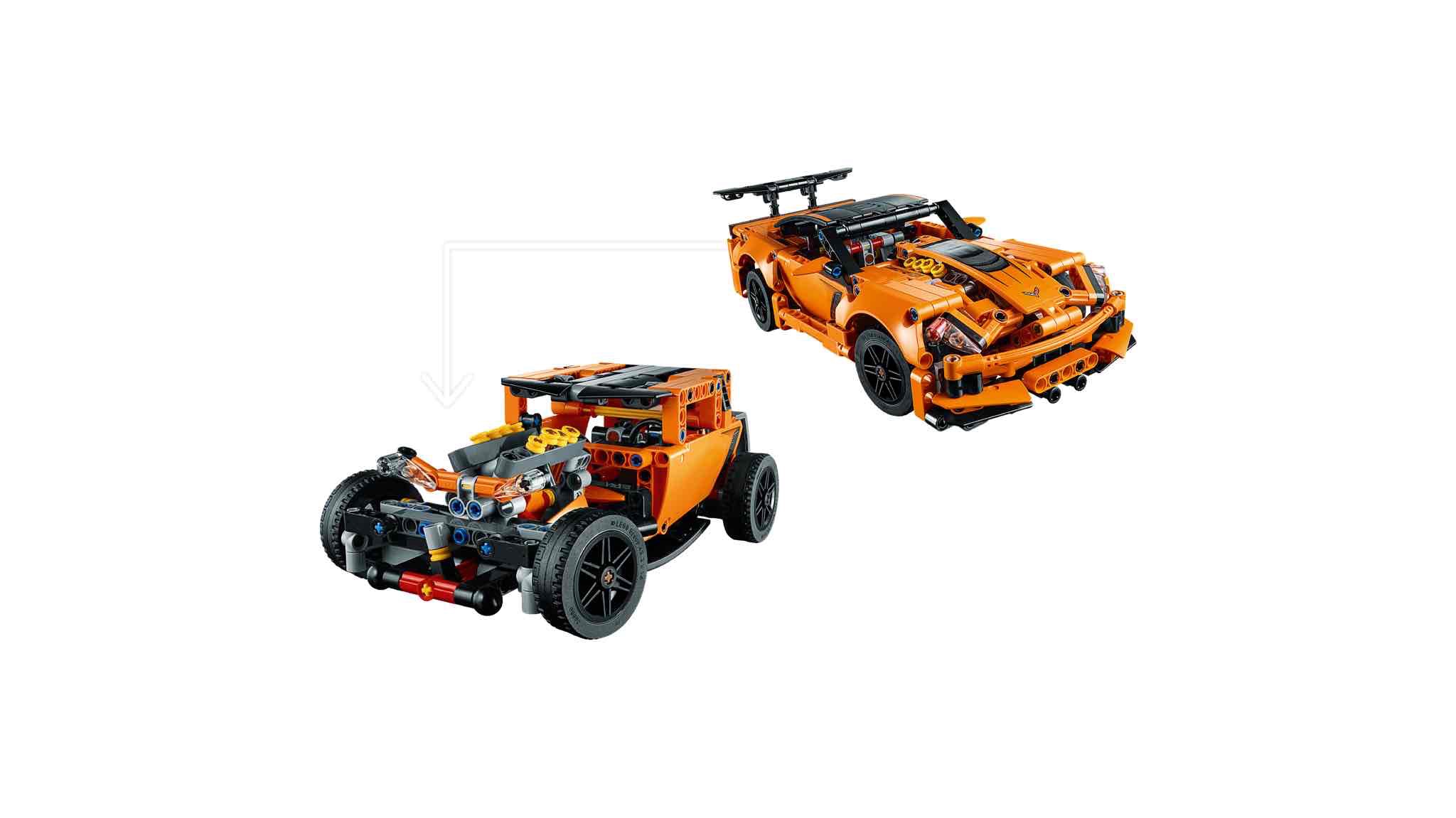 LEGO Technic 42093 Chevrolet Corvette ZR1 használt  - 3