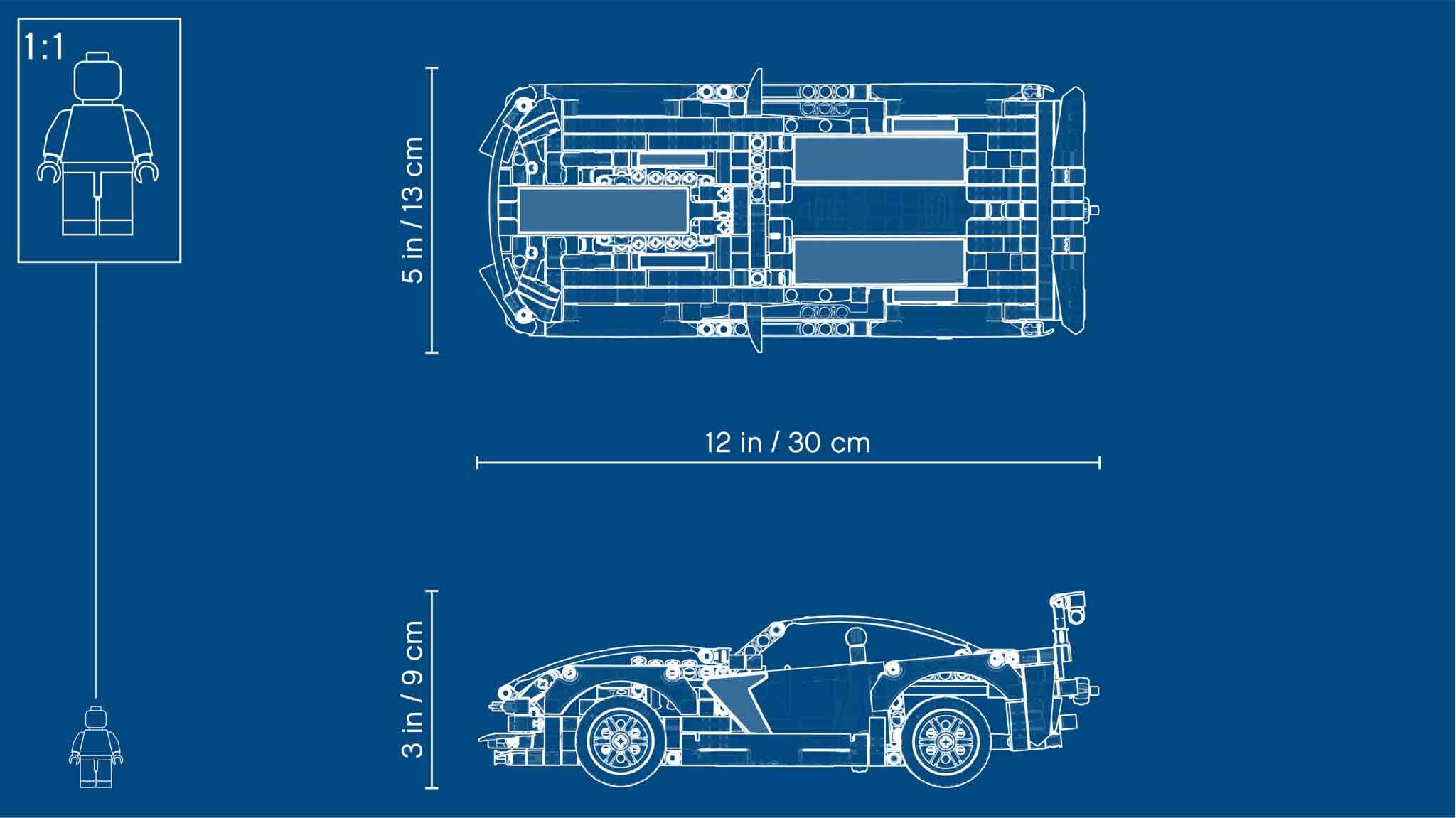LEGO Technic 42093 Chevrolet Corvette ZR1 használt  - 8