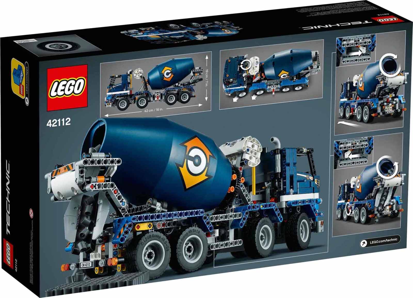 LEGO Technic 42112 Betonkeverő teherautó - 4