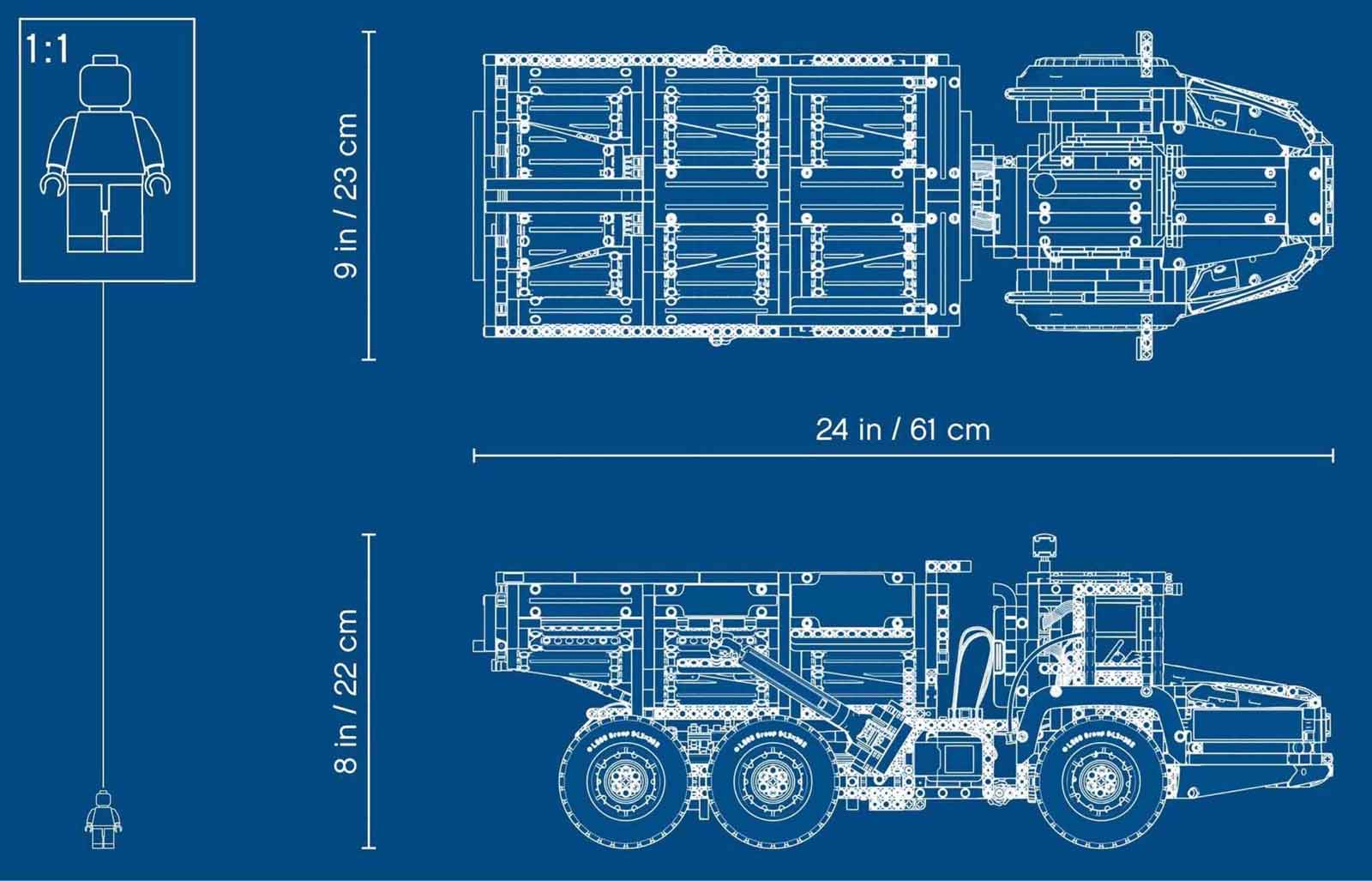 Lego Technic 42114 6x6-os Volvo csuklós szállítójármű - 4