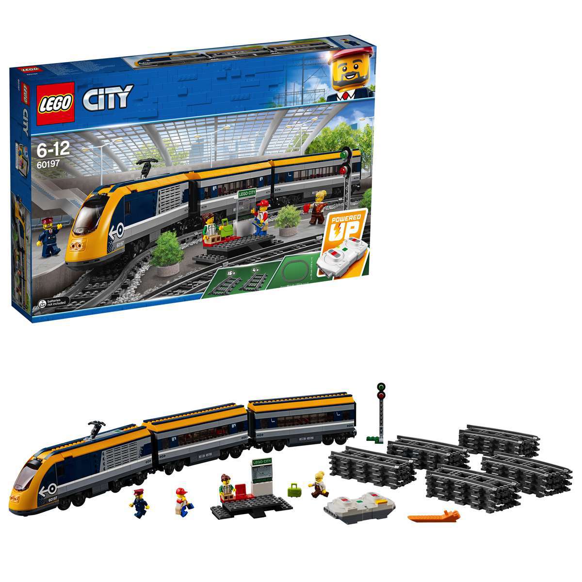 LEGO City 60197 Személyszállító vonat - Passenger Train  - 4