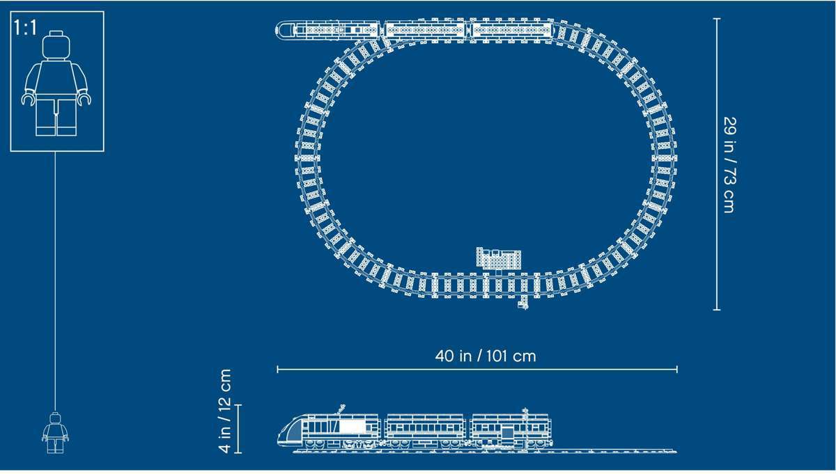 LEGO City 60197 Személyszállító vonat - Passenger Train  - 6