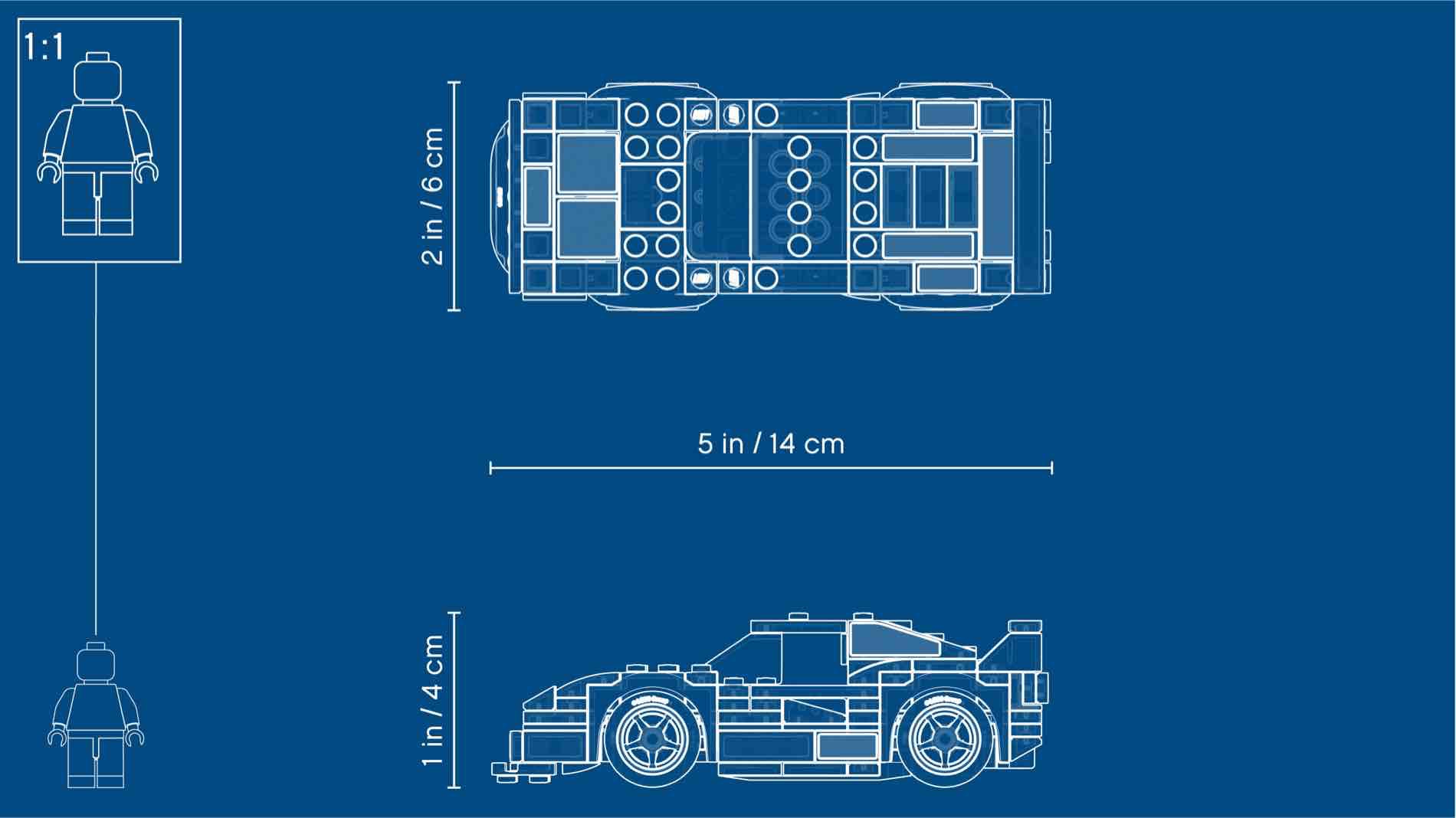 LEGO Speed Champions 75890 Ferrari F40 Competizione	 - 2