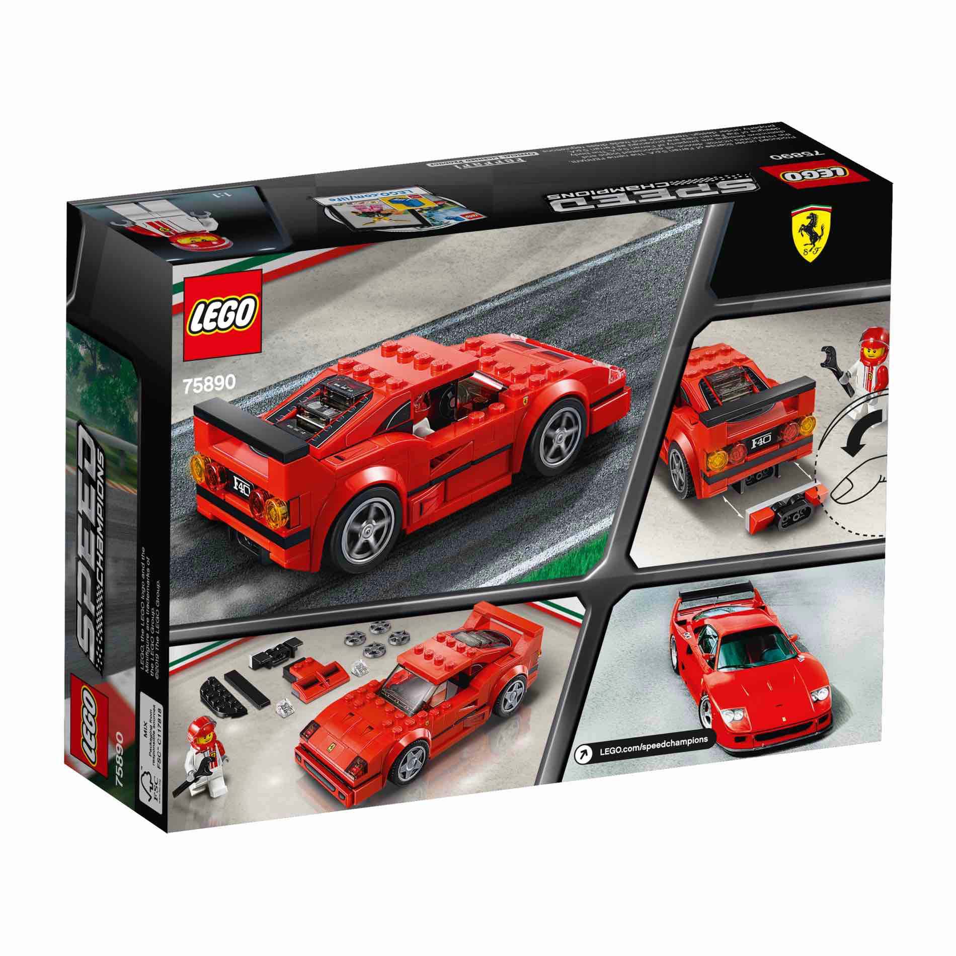 LEGO Speed Champions 75890 Ferrari F40 Competizione	 - 8