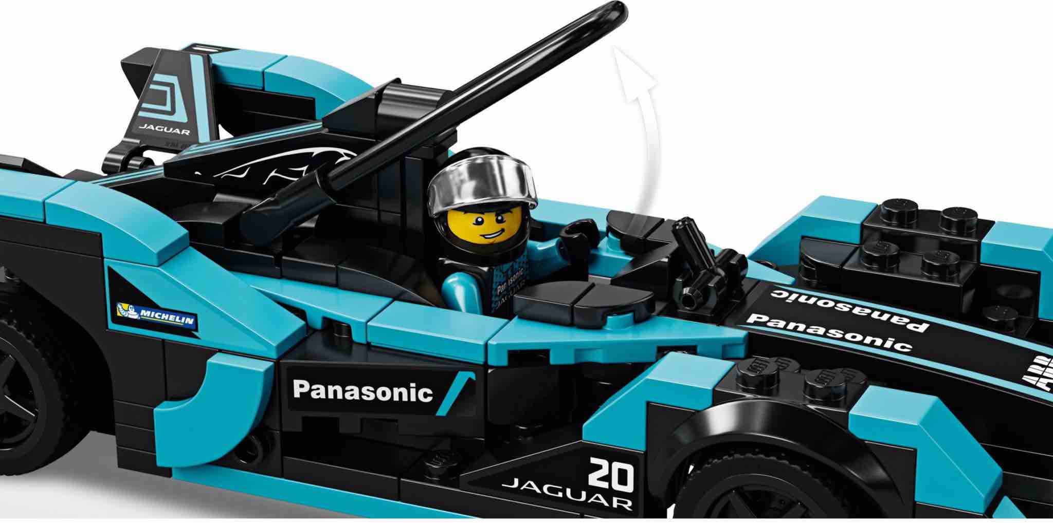 LEGO® Speed Champions 76898 Formula E Panasonic Jaguar Racing GEN2 car & Jaguar I-PACE eTROPHY	 - 5