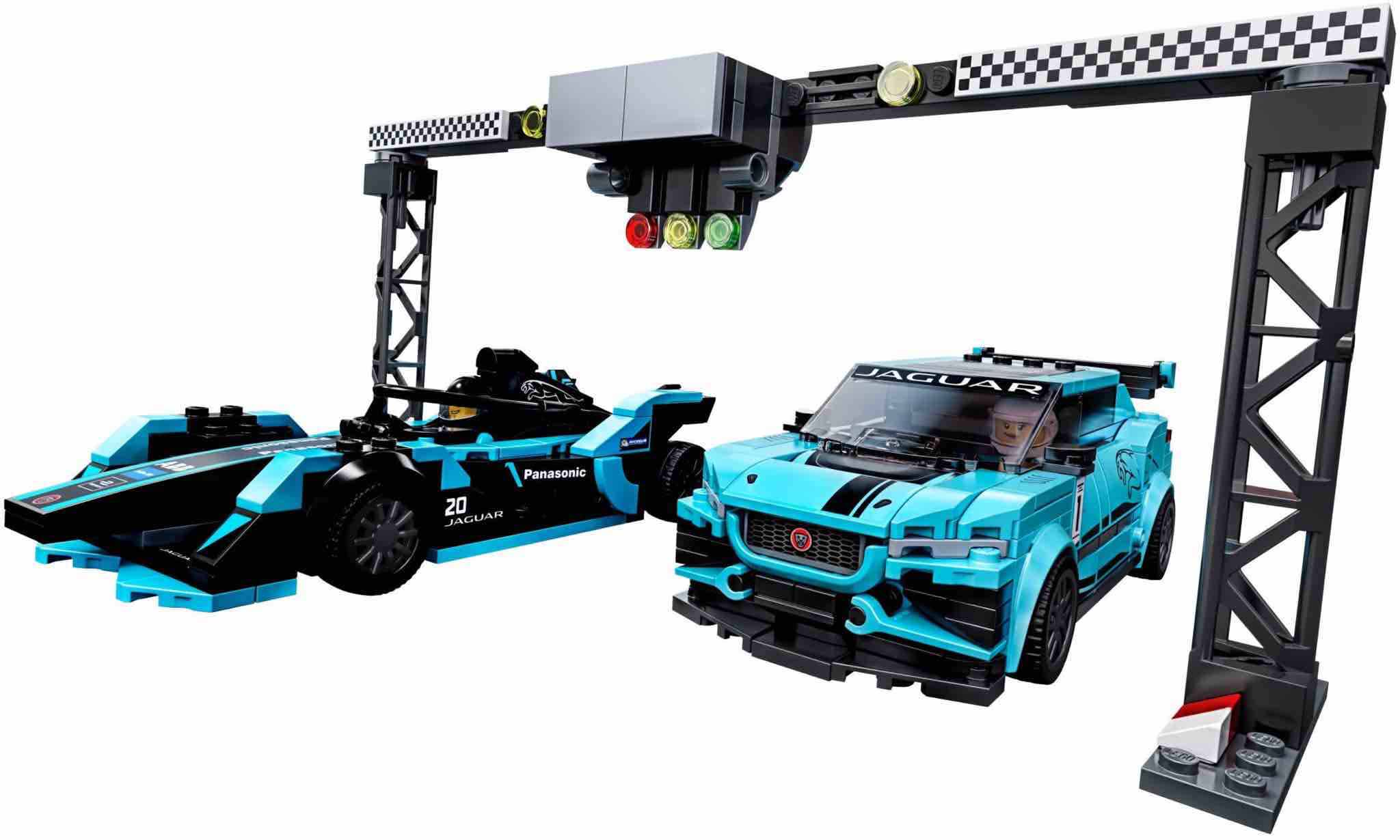 LEGO® Speed Champions 76898 Formula E Panasonic Jaguar Racing GEN2 car & Jaguar I-PACE eTROPHY	 - 3