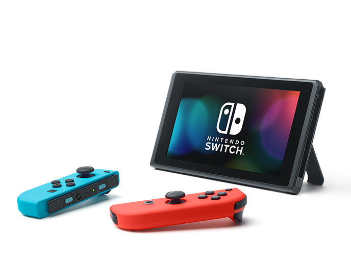 Nintendo Switch (Piros -Kék) Doboz nélkül - 6