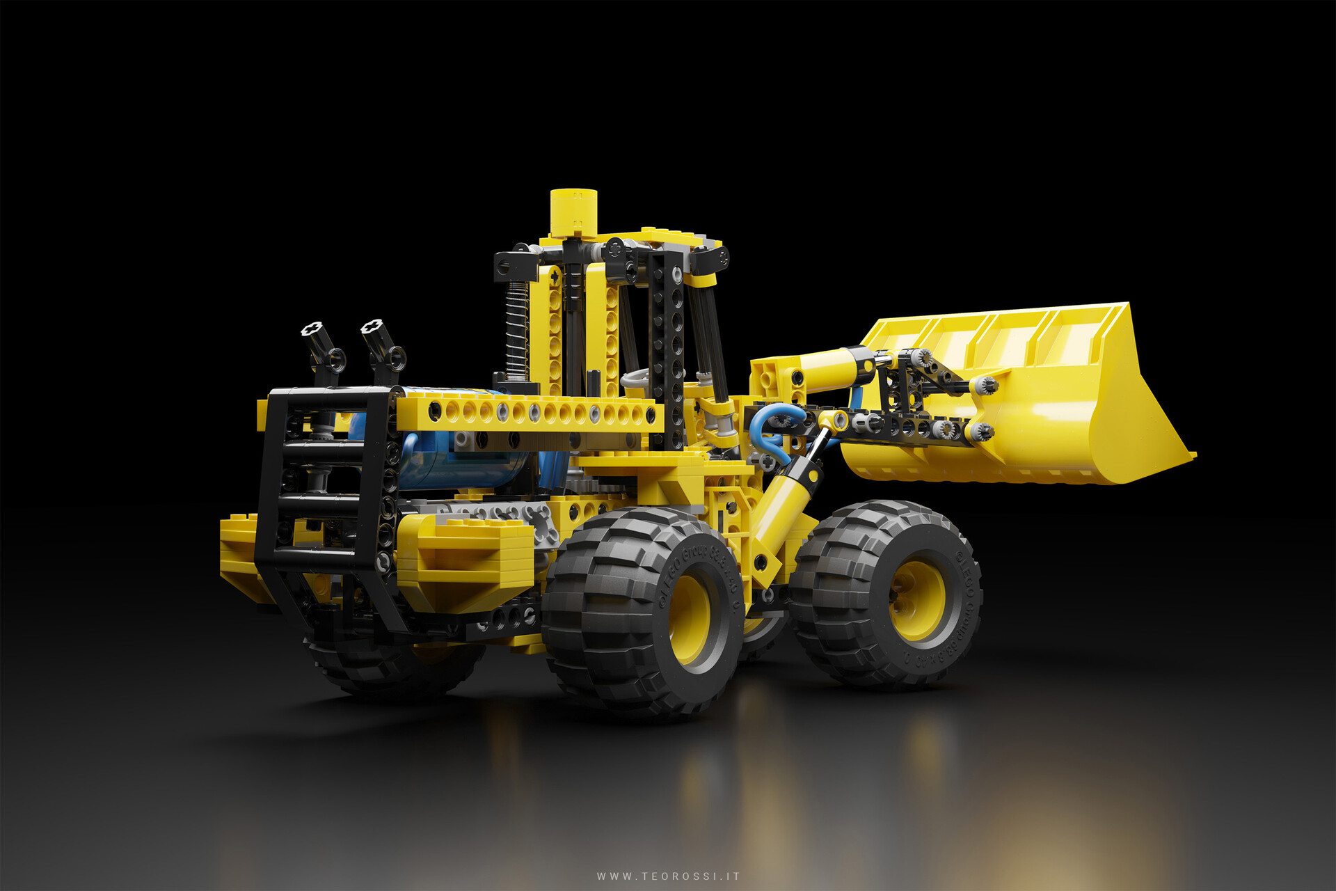 LEGO 8459 Pneumatic Front End Loader - 2