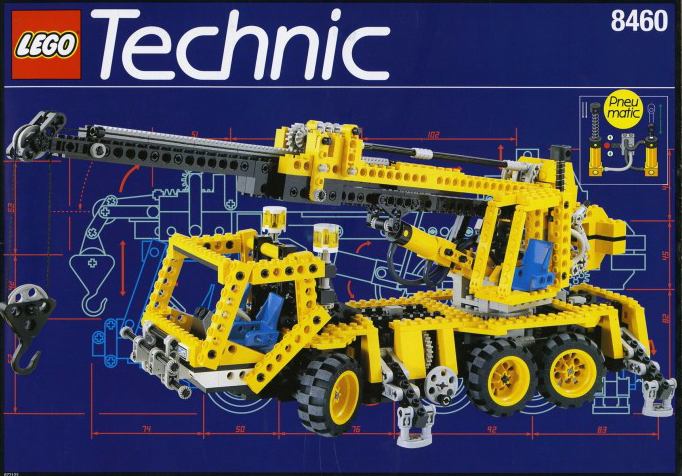 LEGO 8460 Pneumatic Crane Truck - 2