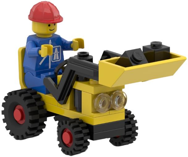 LEGO 6603 Shovel Truck - 4