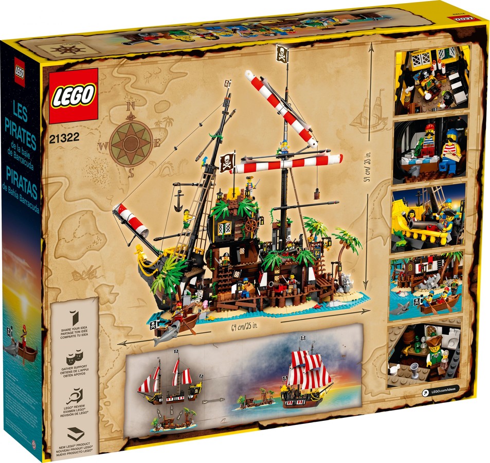 LEGO® 21322 Pirates of Barracuda Bay - Barracuda öböl kalózai  - 2