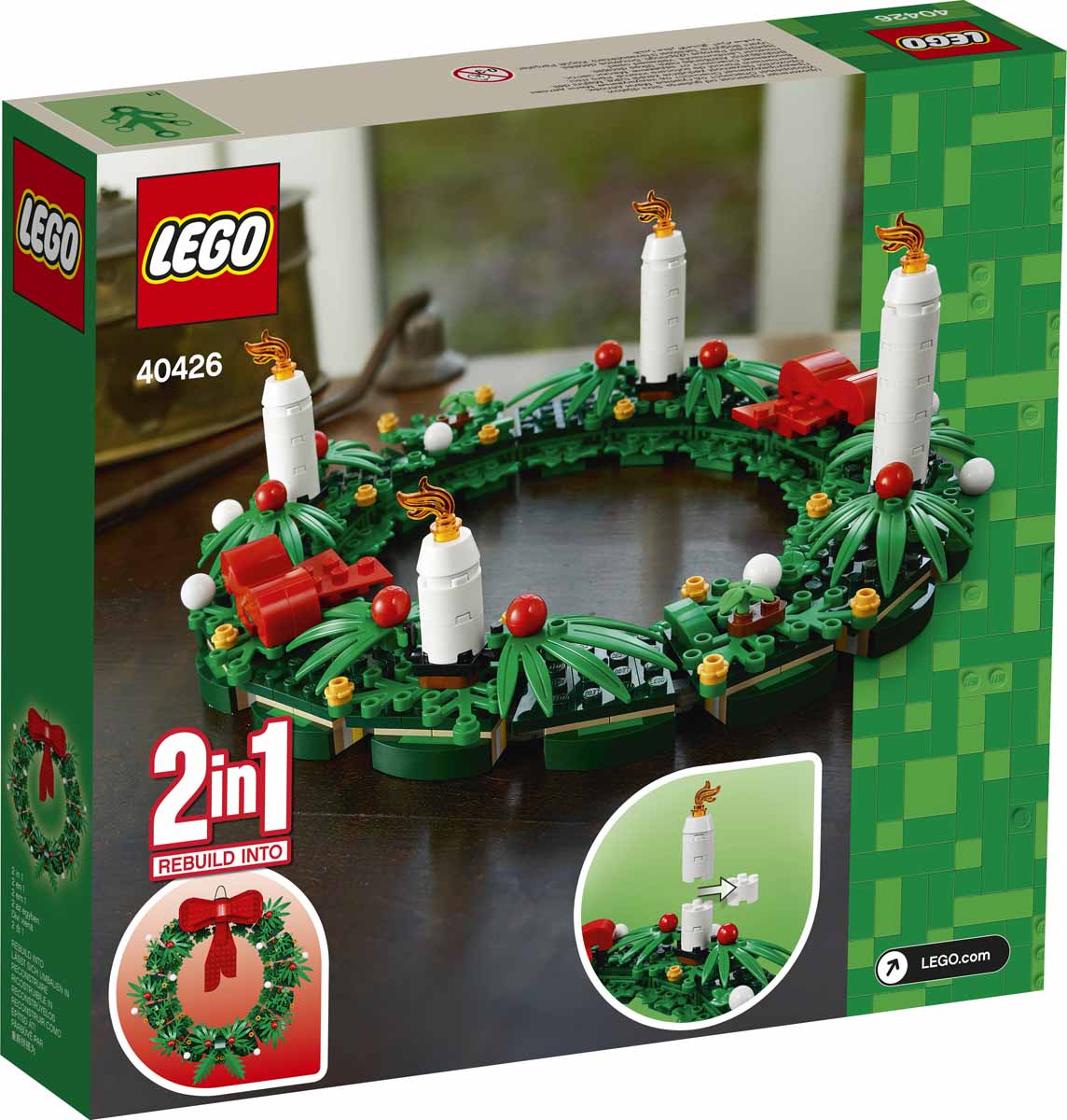 LEGO® 40426 Christmas Wreath 2-in-1 - 2