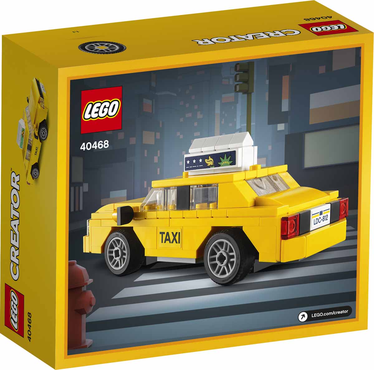 LEGO® 40468 Yellow Taxi - 3