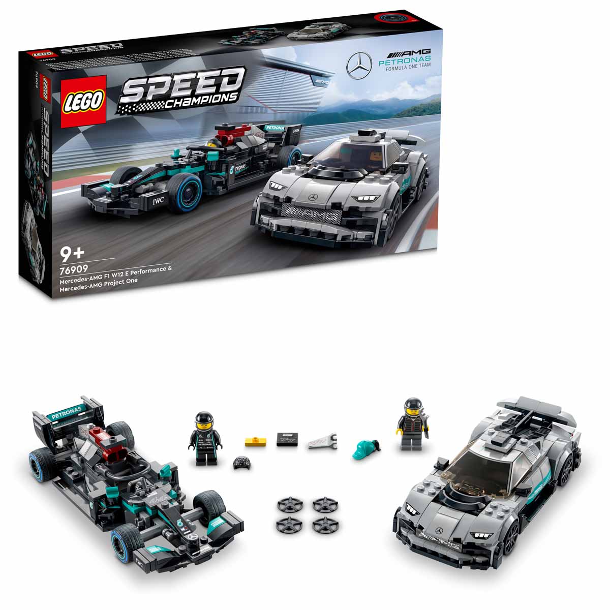 LEGO® 76909 Mercedes-AMG F1 W12 E Performance & Mercedes-AMG Project One - 4