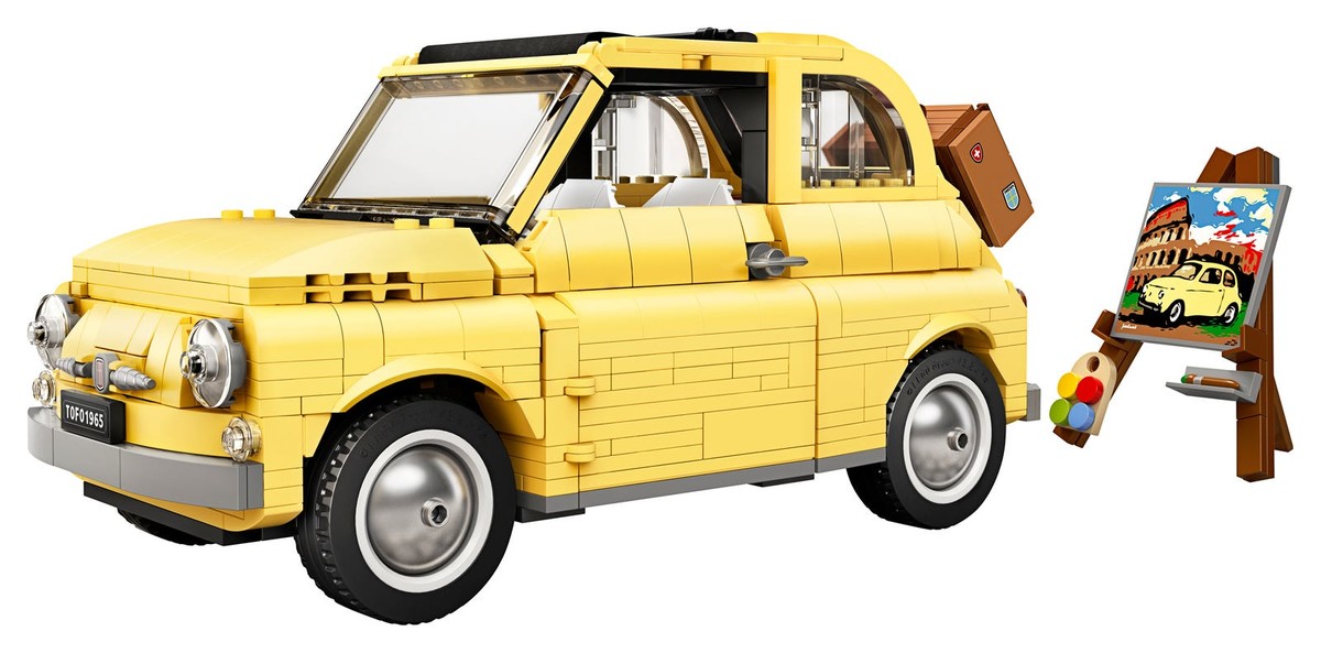 LEGO® 10271 Fiat 500 {Bright Light Yellow Edition} - 2