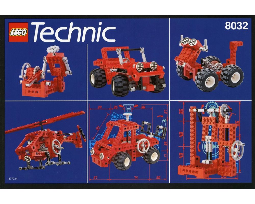 LEGO® 8032 Technic Universal Set – Multifunkciós kezdő készlet - 2