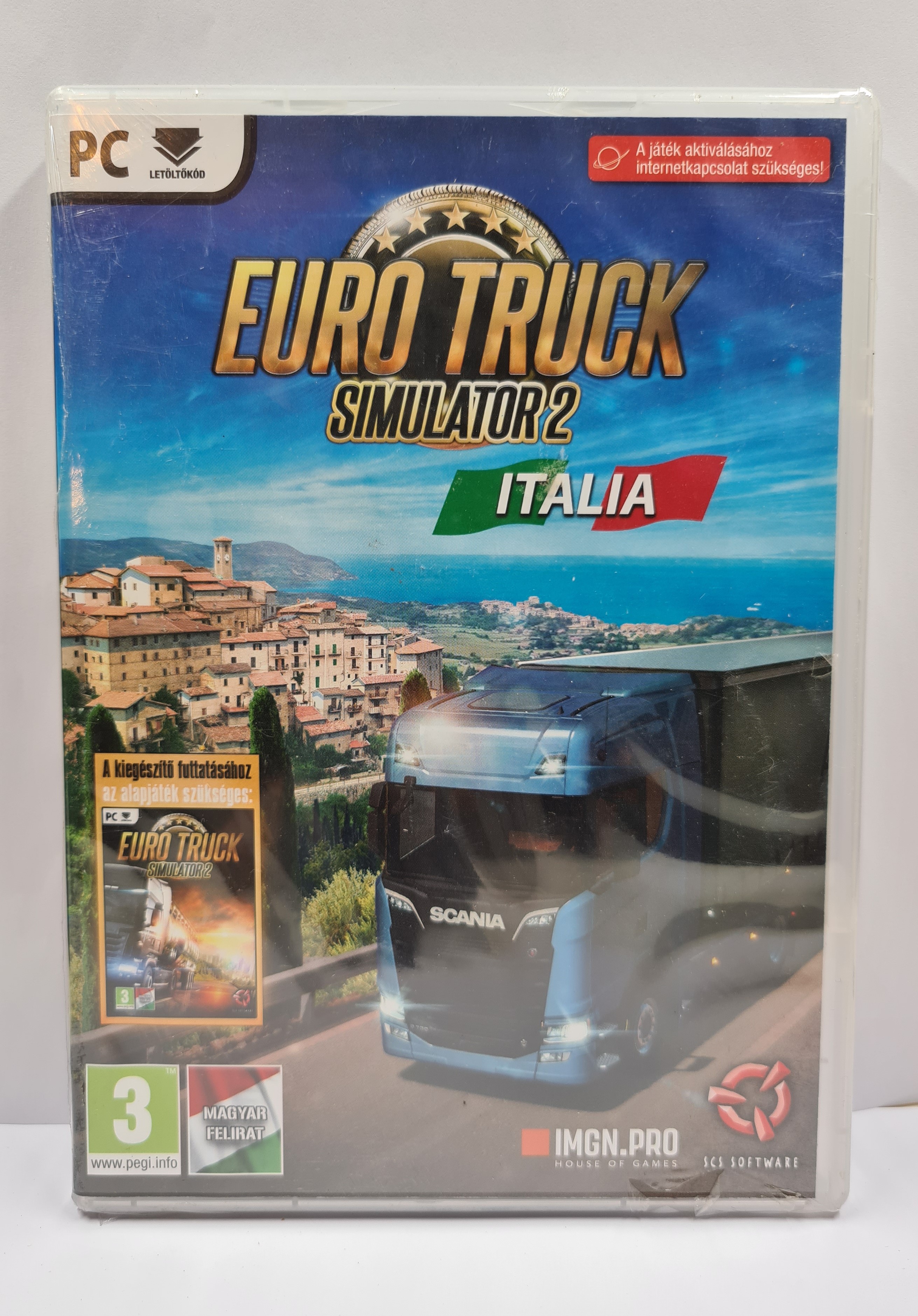 PC EUROTRUCK Simulator 2 (Italia)  letöltőkód magyar felirat/Új/ - 3