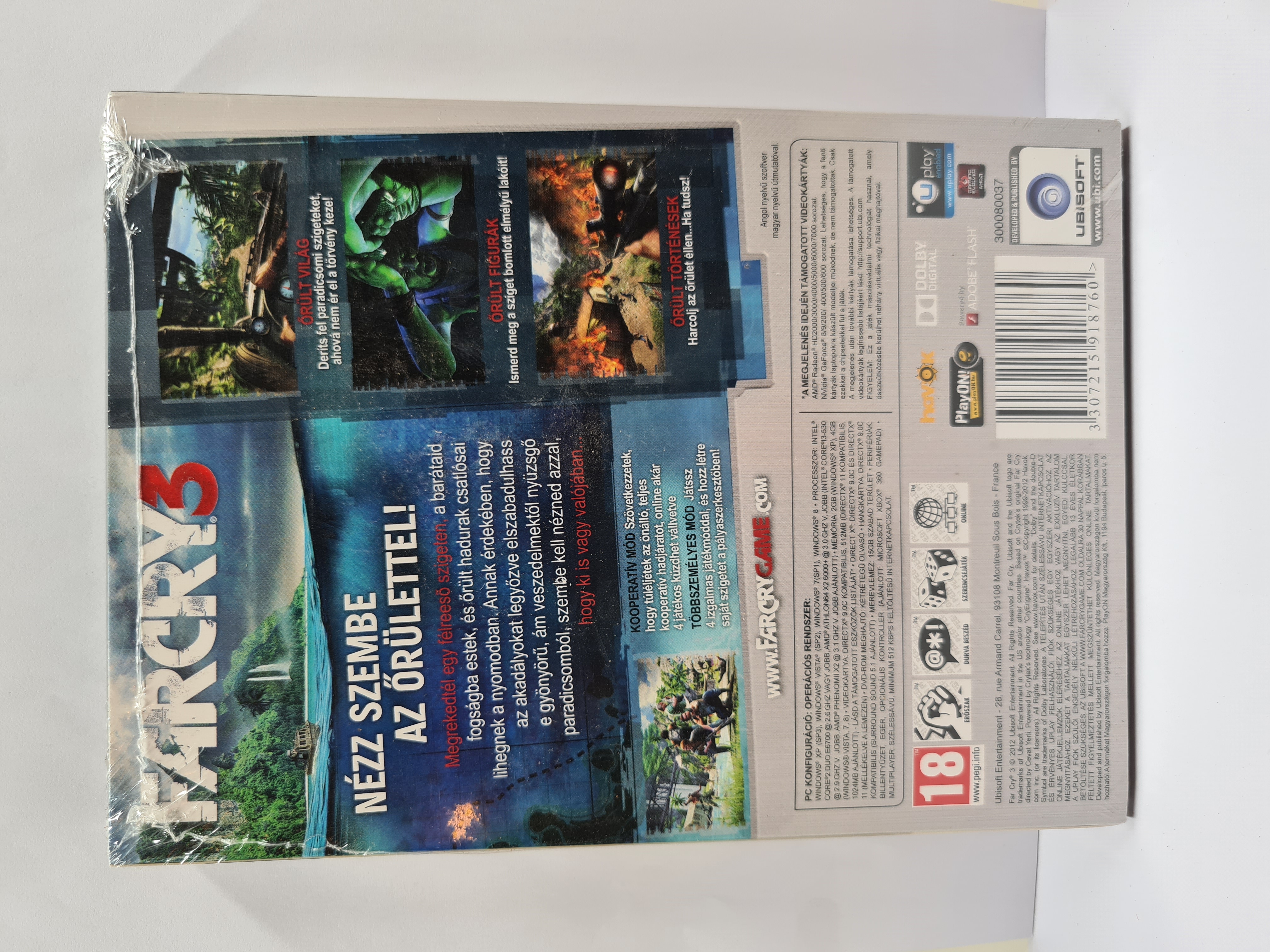 PC Far Cry 3 Exclusive lemezes /ÚJ/ - 2