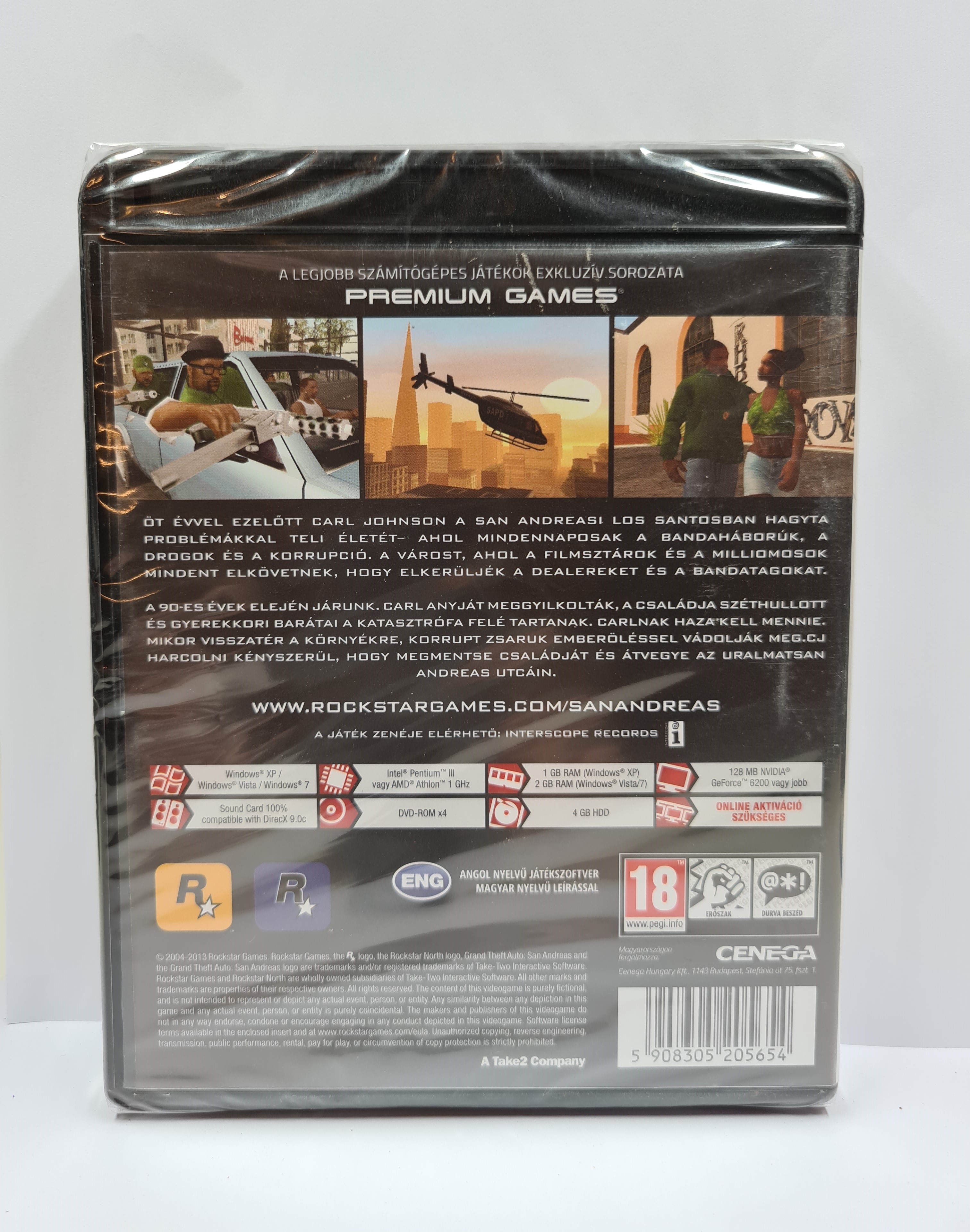 PC Grand Theft Auto San Andreas Premium Games lemezes /ÚJ/ - 3