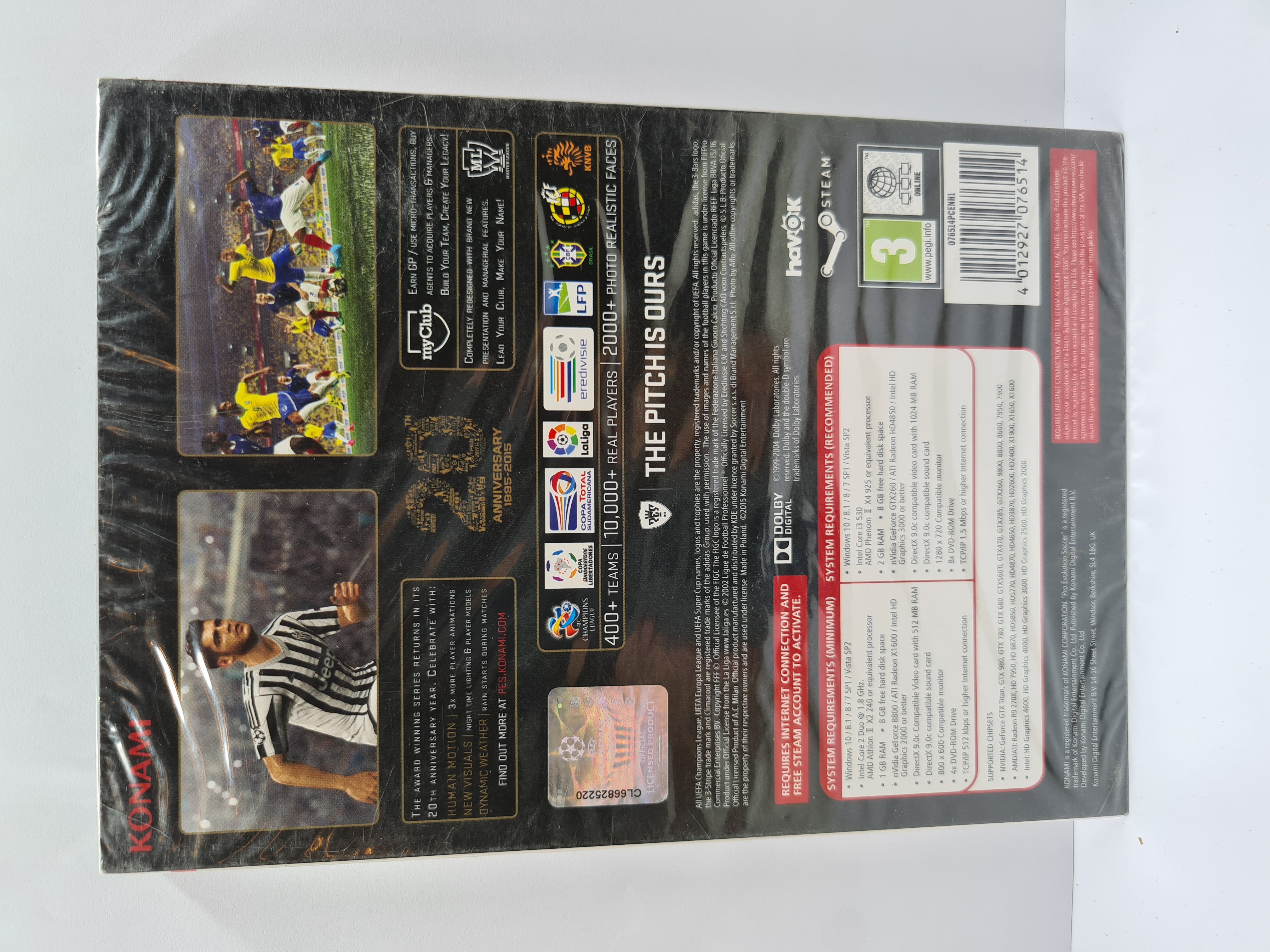 PC Konami PES 2016 Day One Edition Pro Evolution Soccer /ÚJ/ Lemezes változat - 4