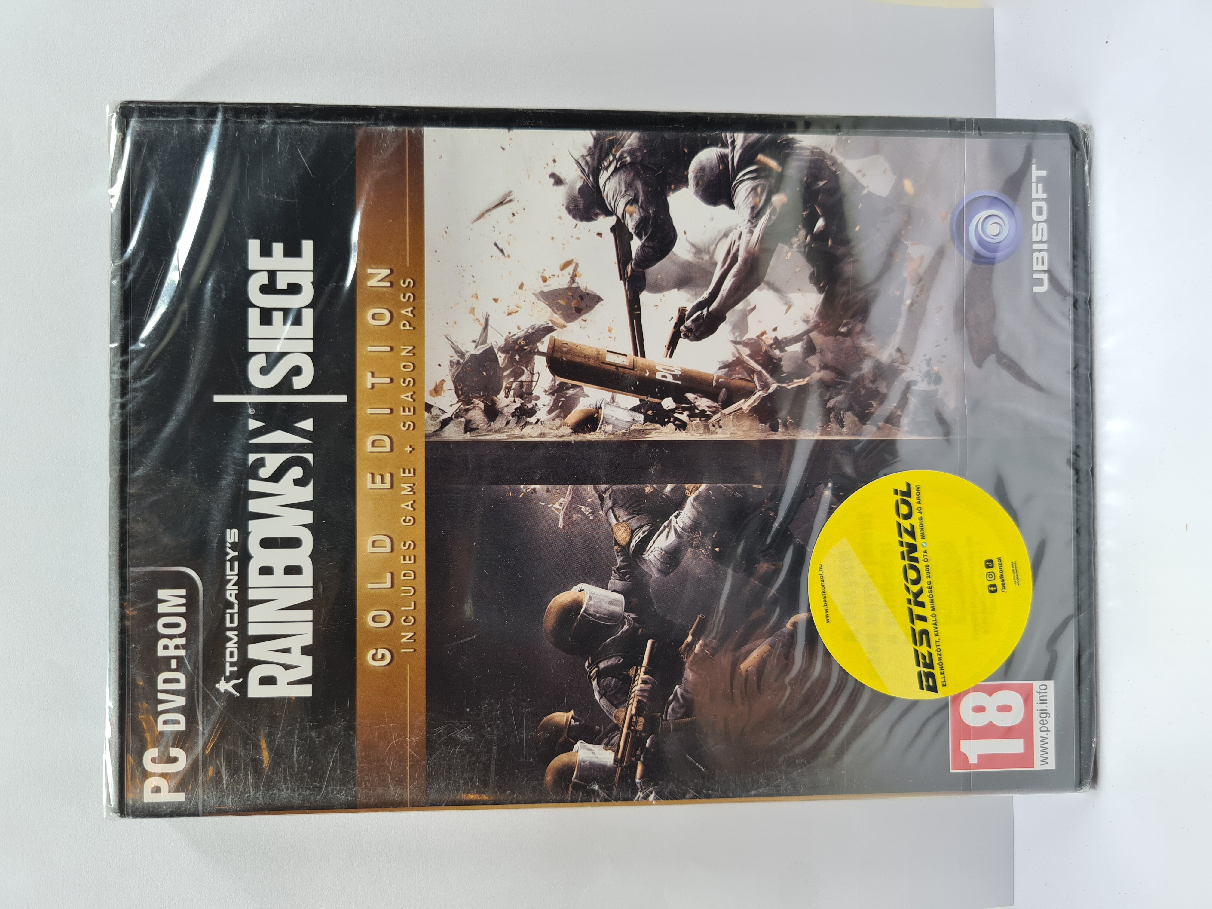 PC Tom Clancy's Rainbow Six Siege Gold Edition DVD magyar útmutató /ÚJ/ - 2