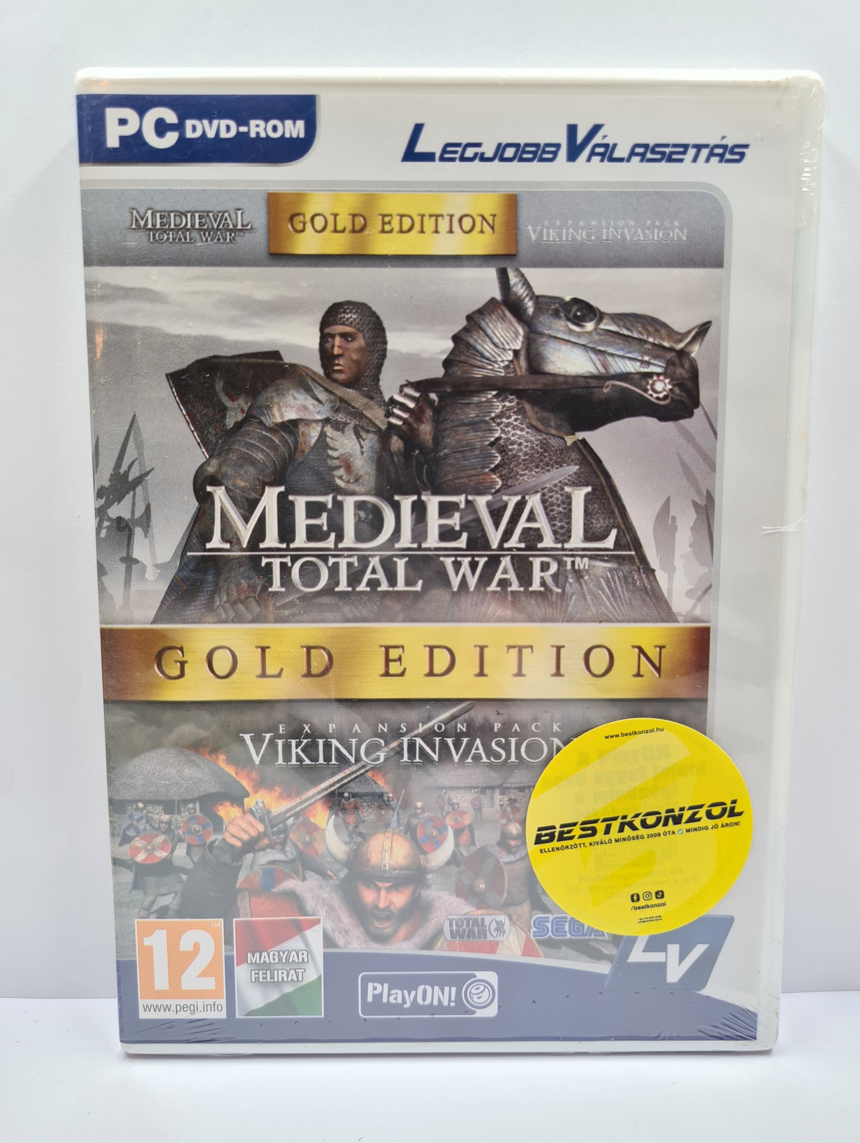 PC Medieval Total War Gold  Edition lemezes magyar felirat /Új/ - 3