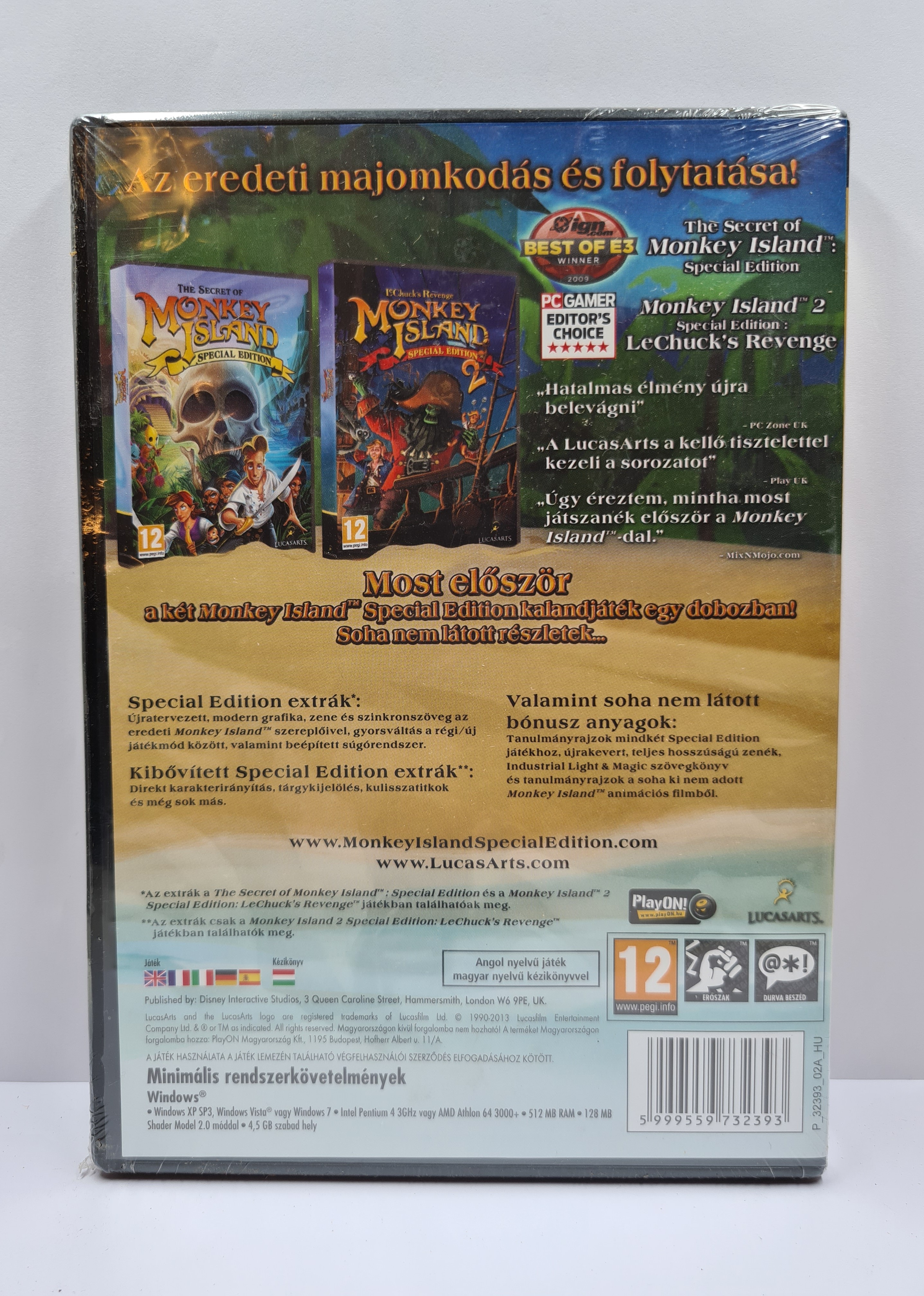 PC Monkey Island Special Edition Collection lemezes magyar kézikönyv /ÚJ/ - 3