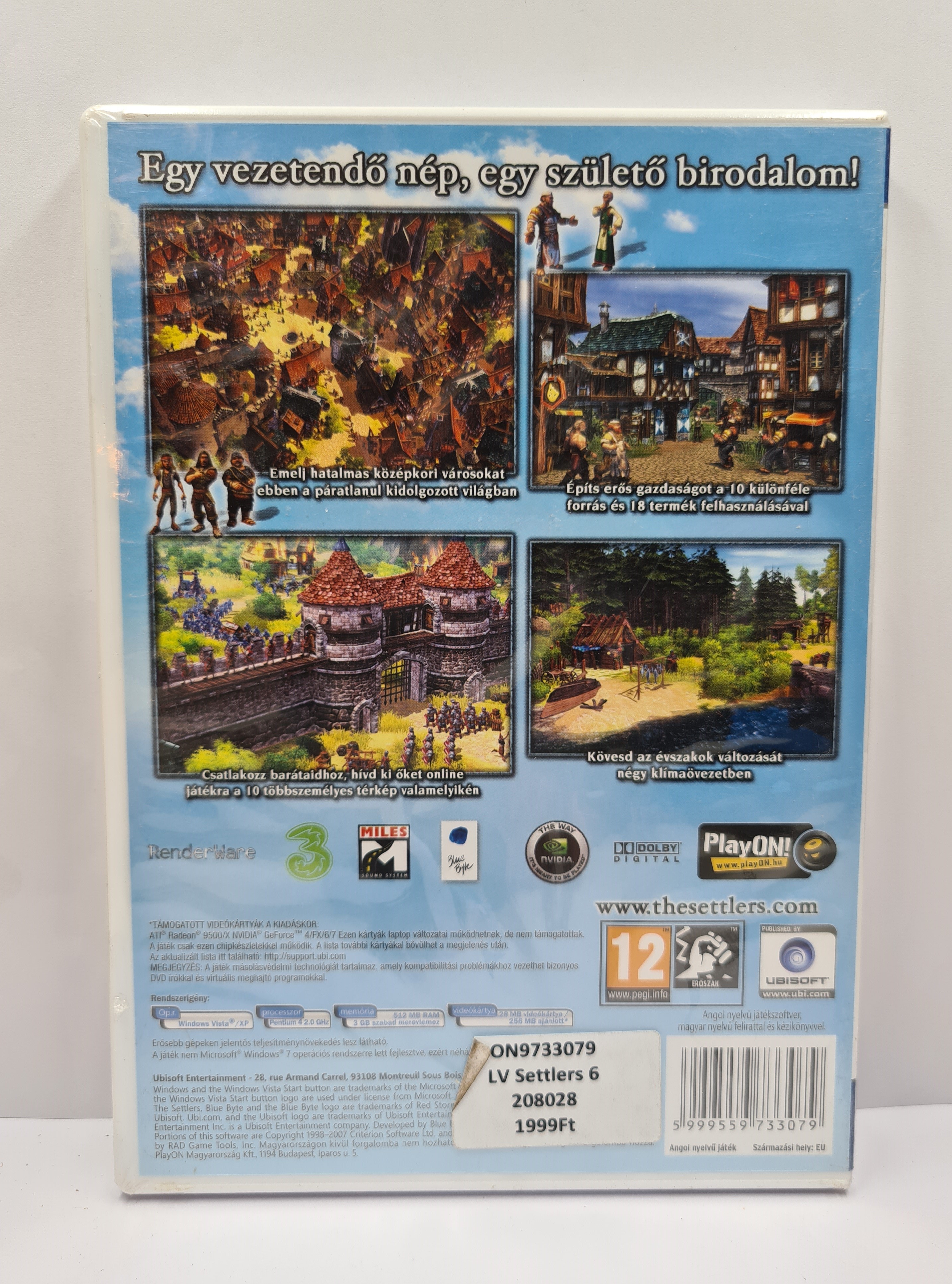 PC The Settlers Egy birodalom születése lemezes magyar felirat /Új/ - 4