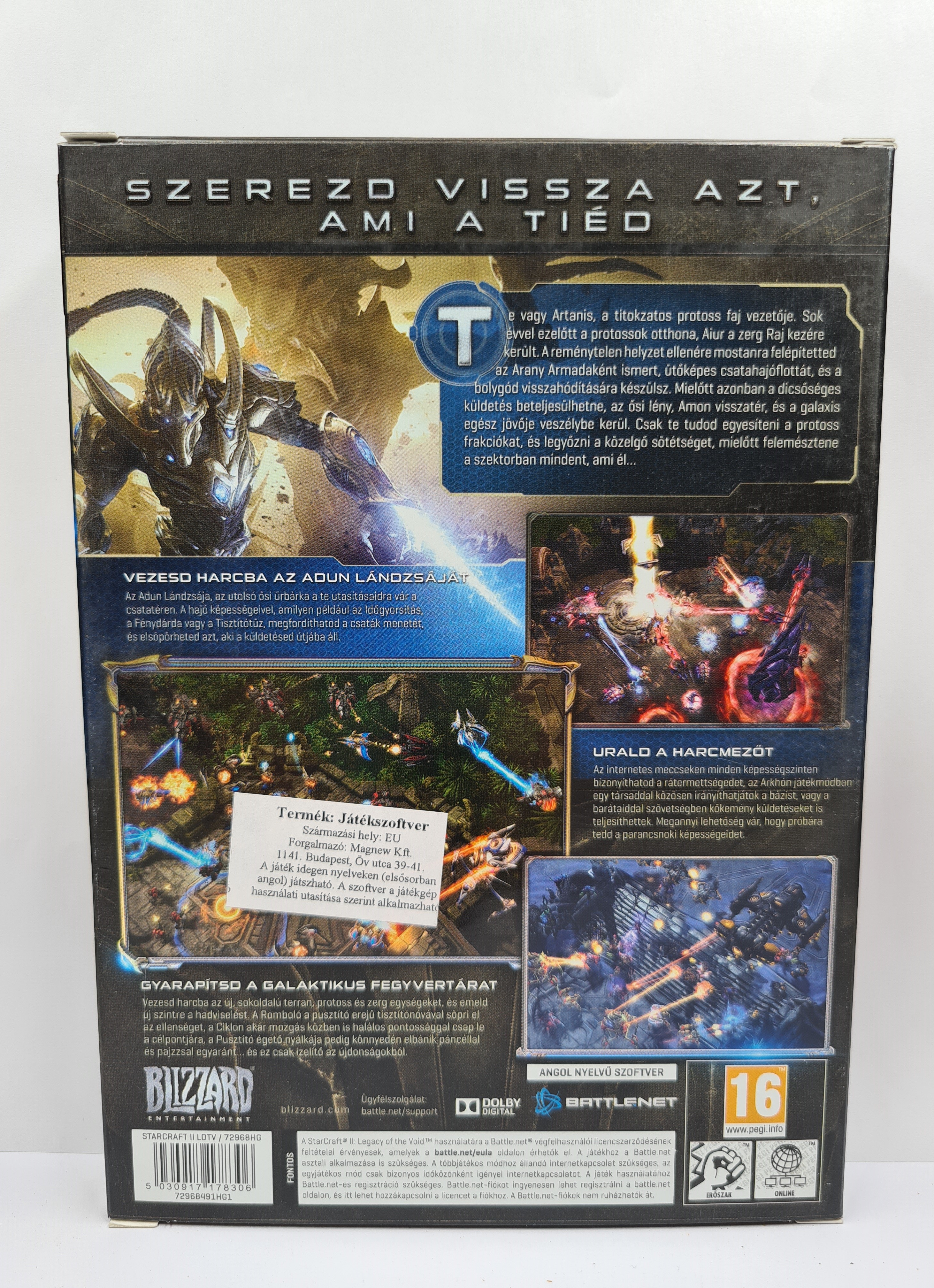 PC StarCraft II Legacy of the Void lemezes /ÚJ/ - 3