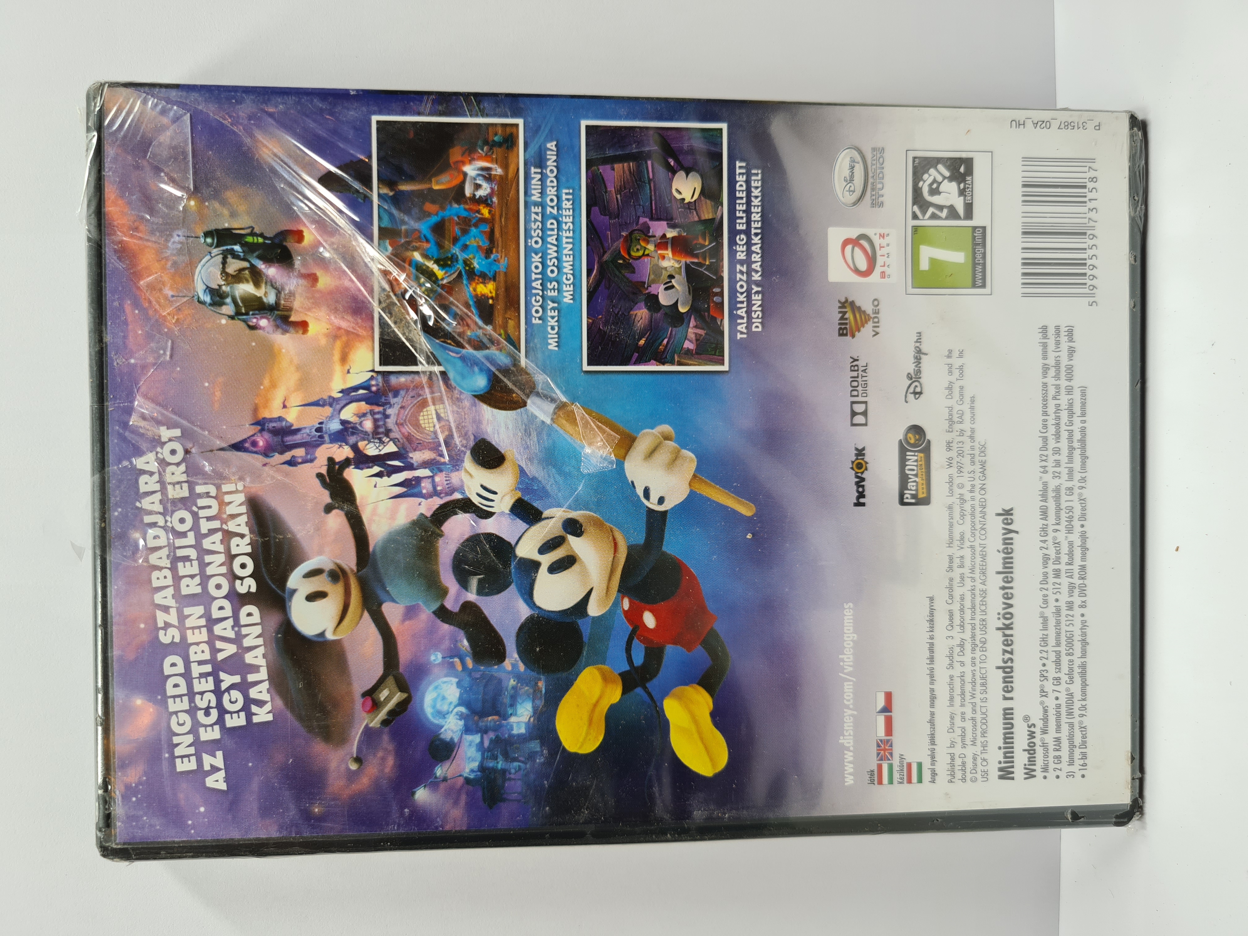 PC Disney Epic Mickey 2. Nyerő páros lemezes magyar felirat  /Új/ - 5