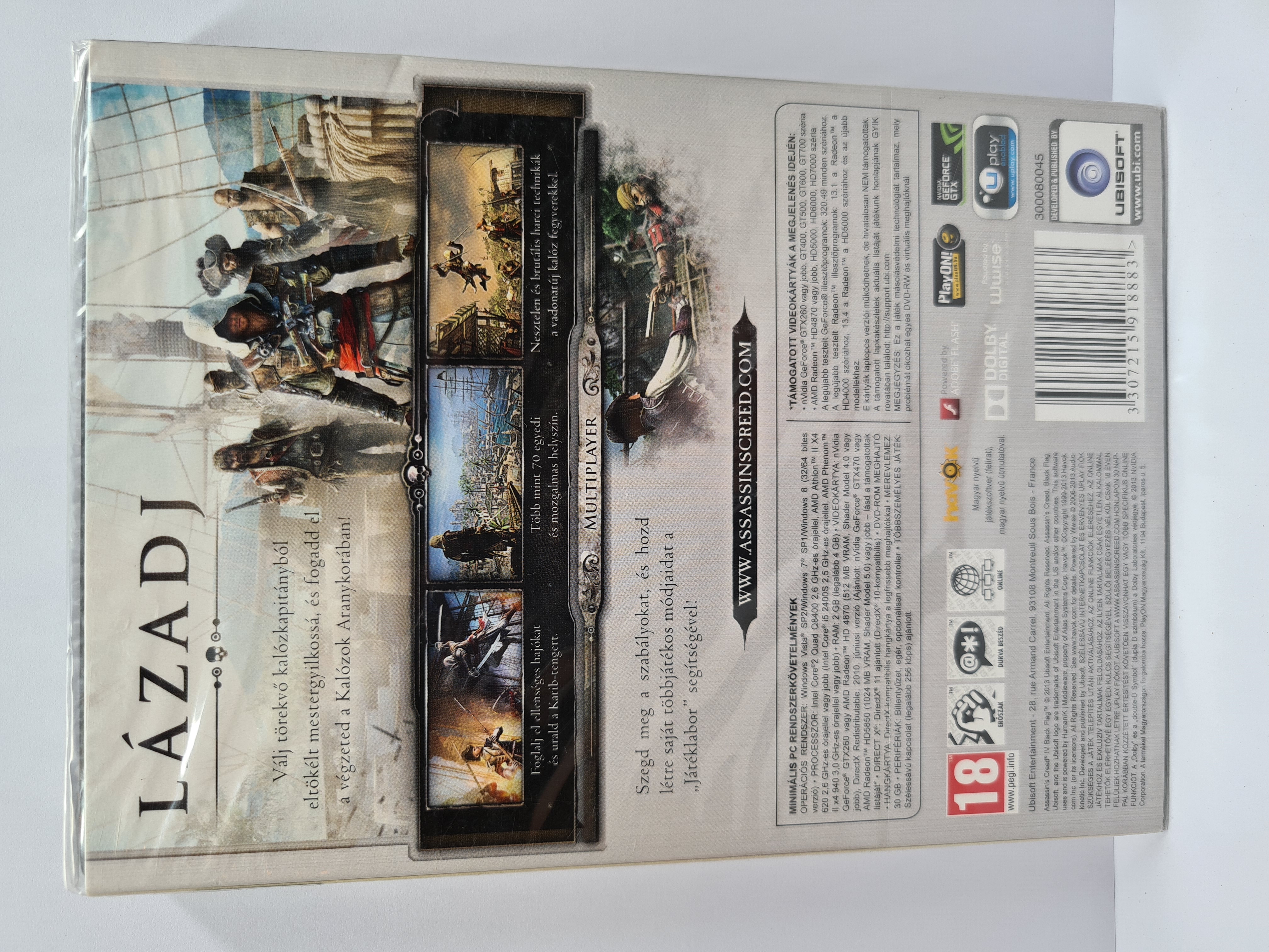 PC Assassin's Creed IV. Black Flag EXCLUSIVE DVD magyar /Új/ - 5